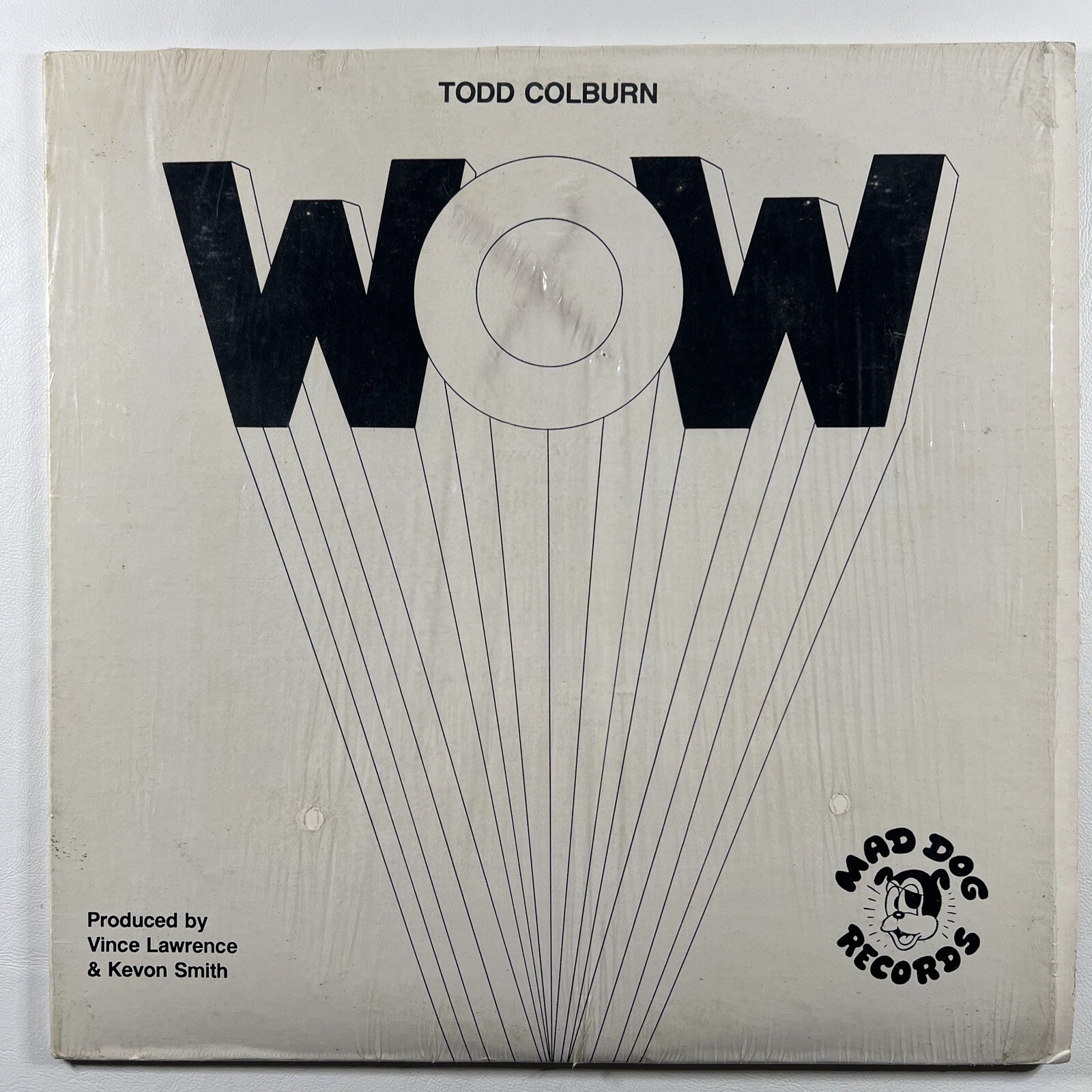 TODD COLBURN “Wow” LP/Mad Dog Records MDR 2040 (VG+) Shrinkwrap 1987