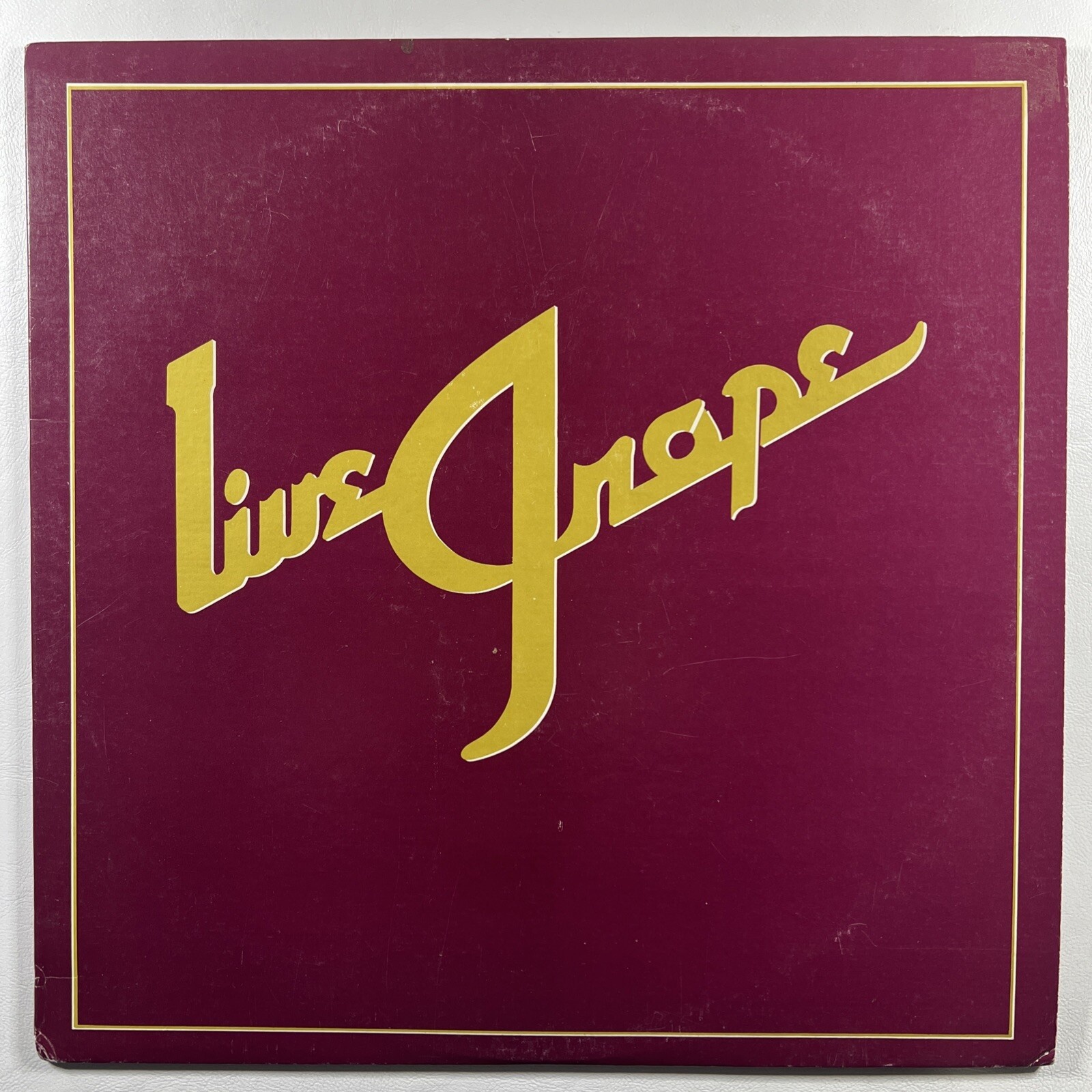 Moby Grape “Live Grape” LP/Escape Records ESAIA (VG+) 1978 Blues Rock