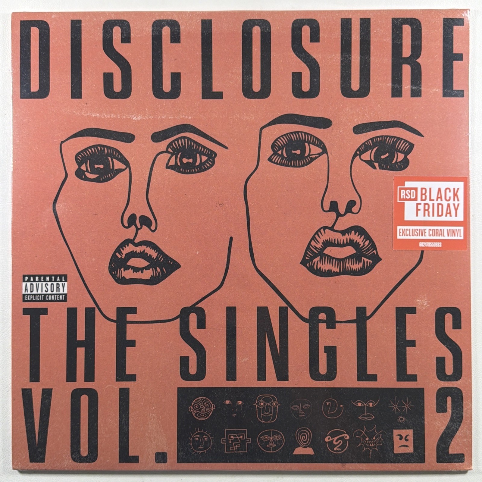 Disclosure - The Singles, Vol. 2 LP Capitol RSD Black Friday 2025 Sealed Coral