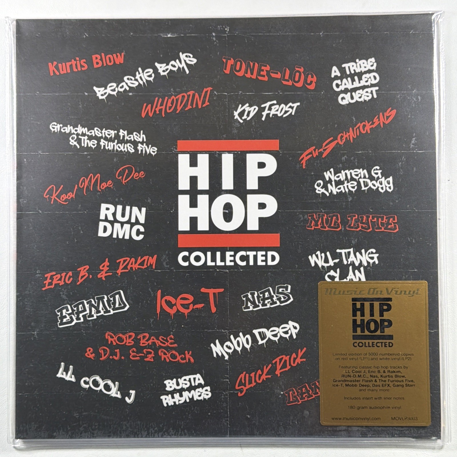 Hip Hop Collected 2LP MOVLP3003 Sealed 180g Red White Ltd Ed 791/5k Netherlands
