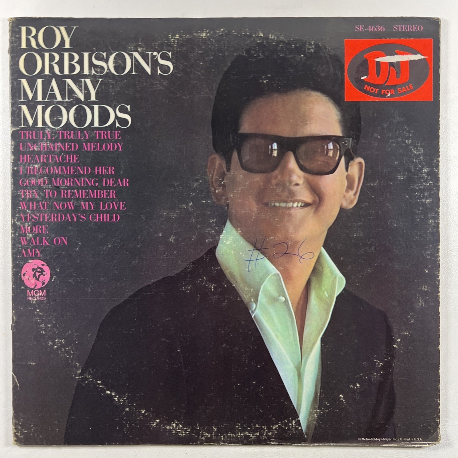 Roy Orbison “Roy Orbison's Many Moods” LP/MGM SE-4636 (EX) DJ Promo 1969