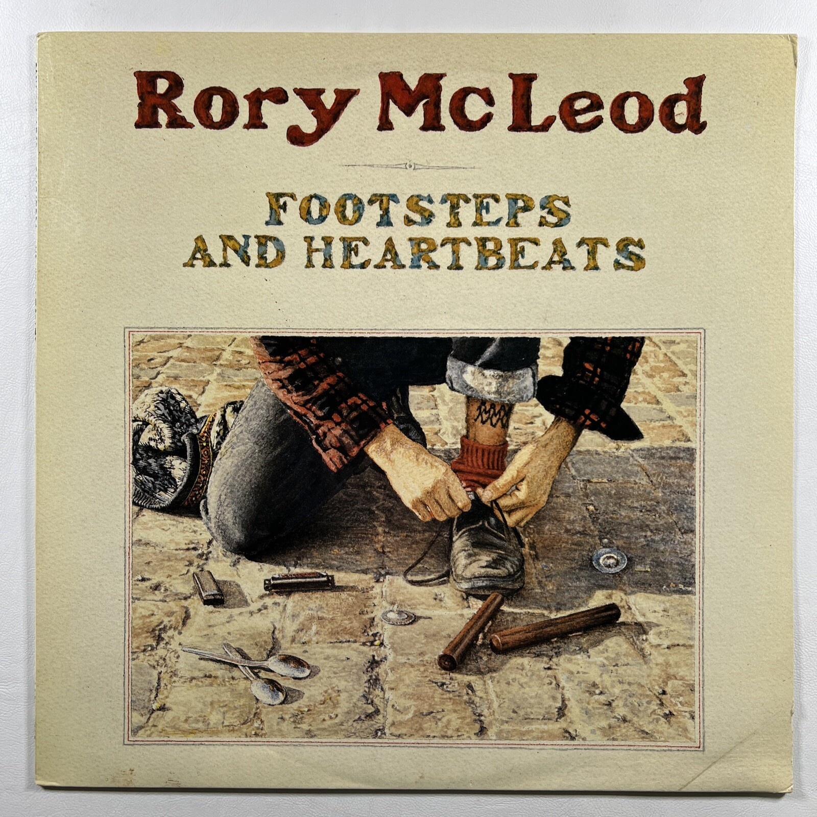 Rory McLeod “Footsteps and Heartbeats” LP/Cooking Vinyl COOK018 (EX) UK 1989