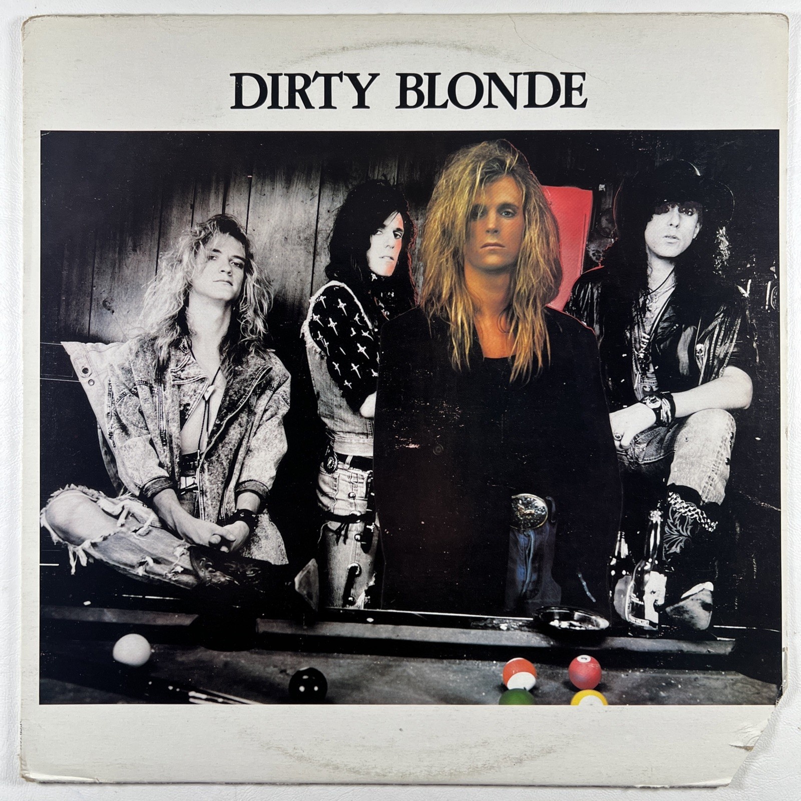 Dirty Blonde - Dirty Blonde EP Outpost Entertainment EX 1988 Hair Metal Rock