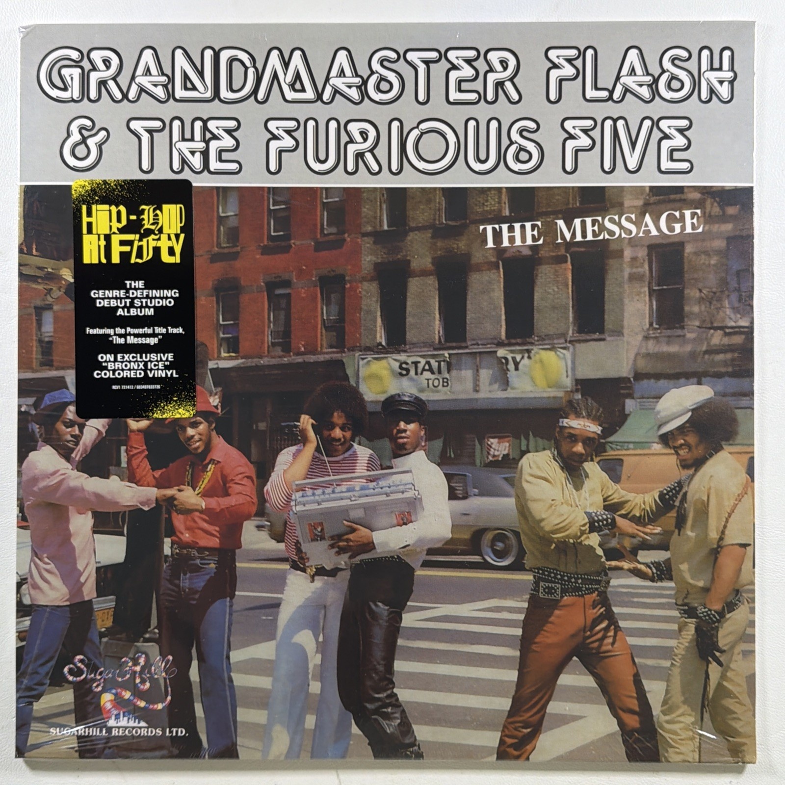 Grandmaster Flash & The Furious Five - The Message LP Sugar Hill Bronx Ice 2023