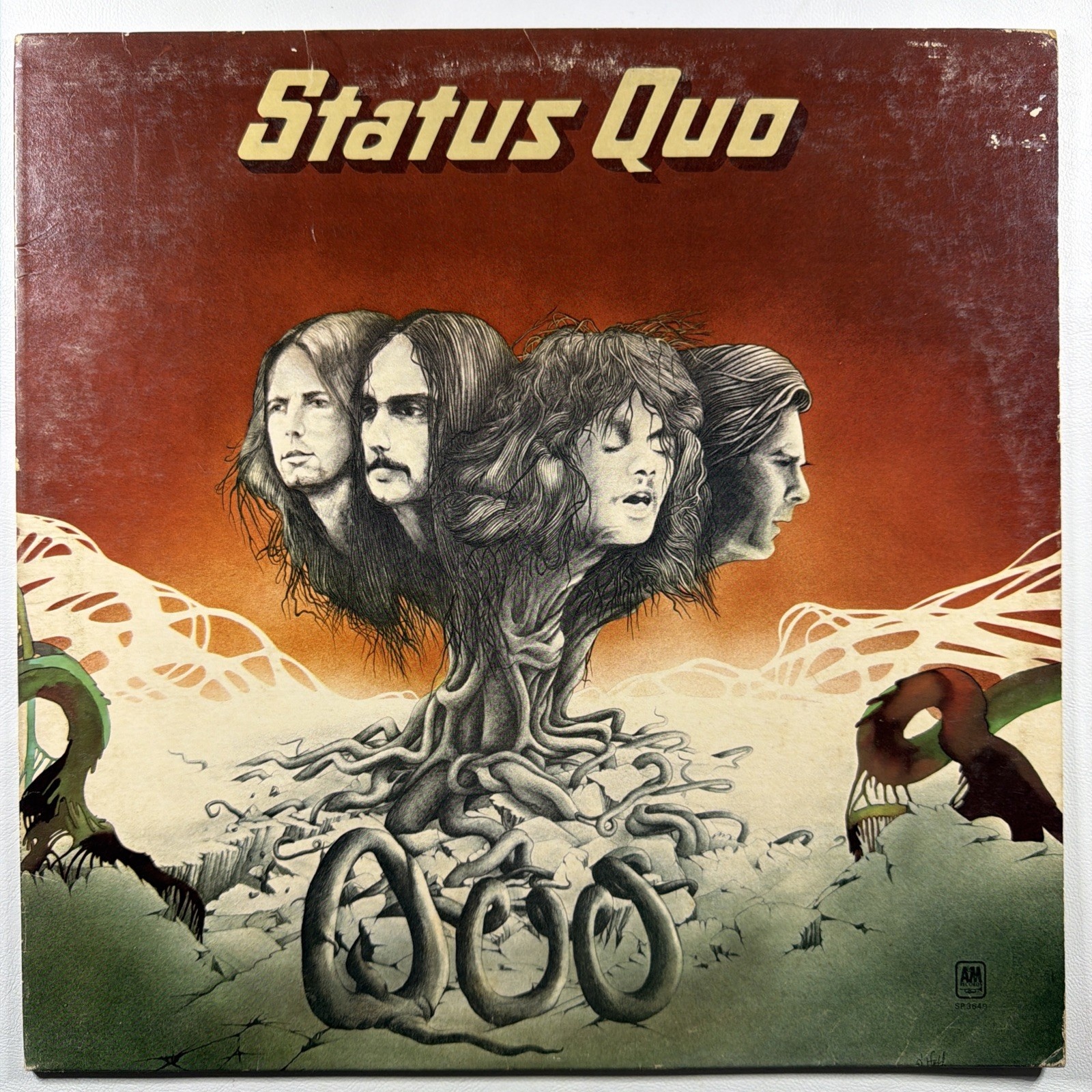 Status Quo - Quo LP A&M SP-3649 VG+ 1974 Rock Blues