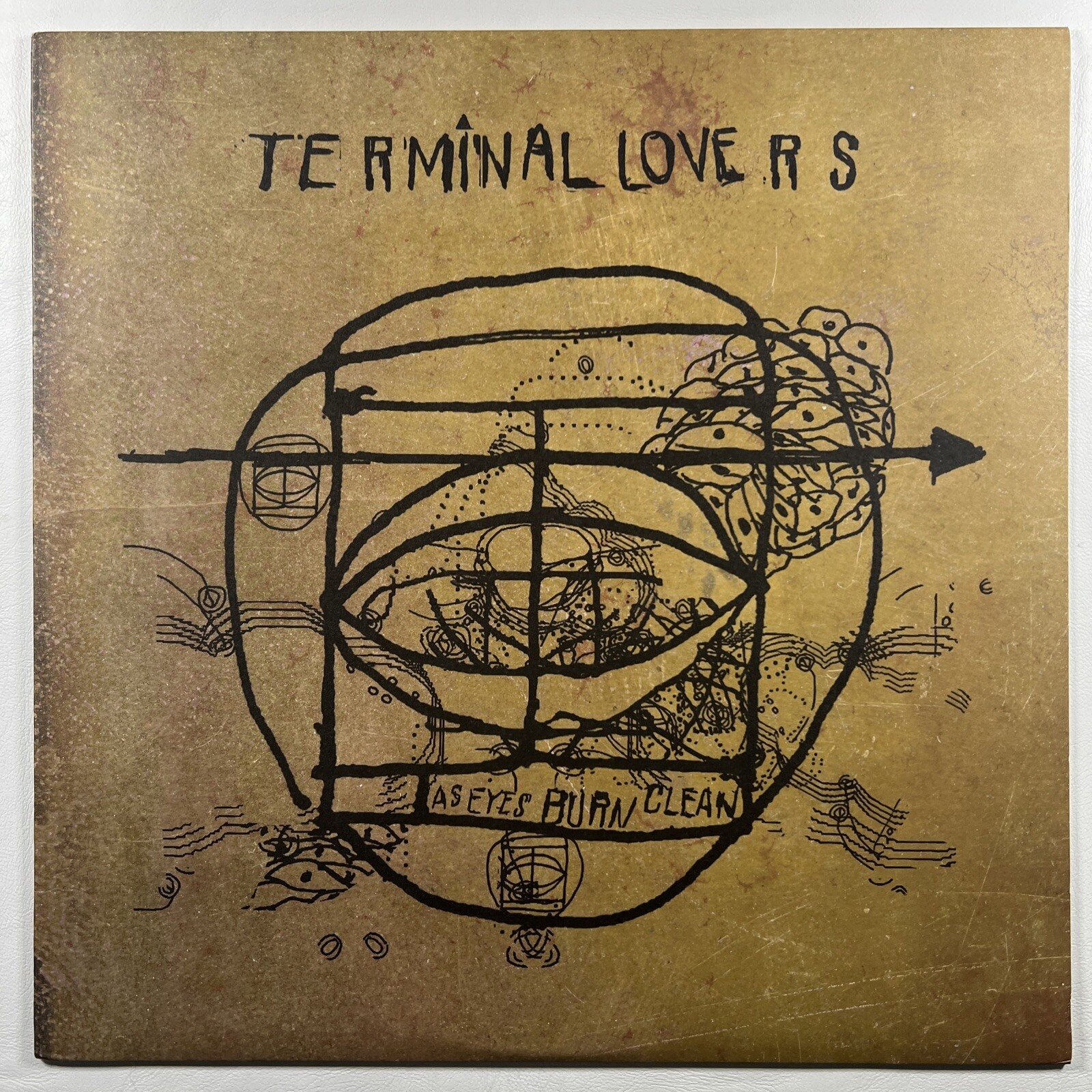 Terminal Lovers “As Eyes Burn Clean” LP/Public Guilt (EX) 2009 Yellow/Black