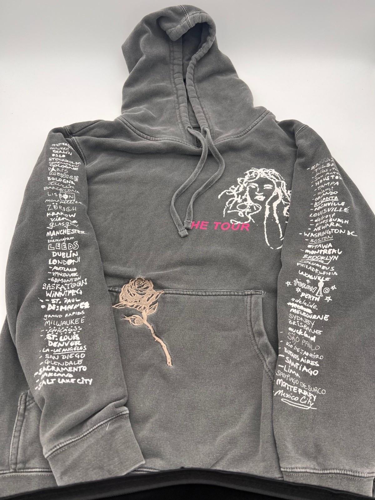 Shawn Mendes The Tour Hoodie Mens Large 2019 Concert Pullover Graphic Sweatshirt