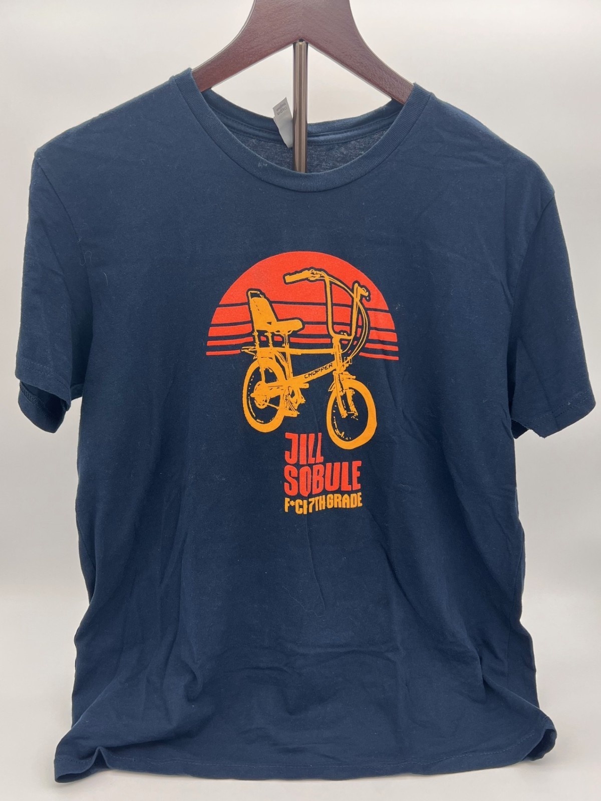 Jill Sobule F*ck 7th Grade Navy (Size Medium) T-Shirt Unisex RIP