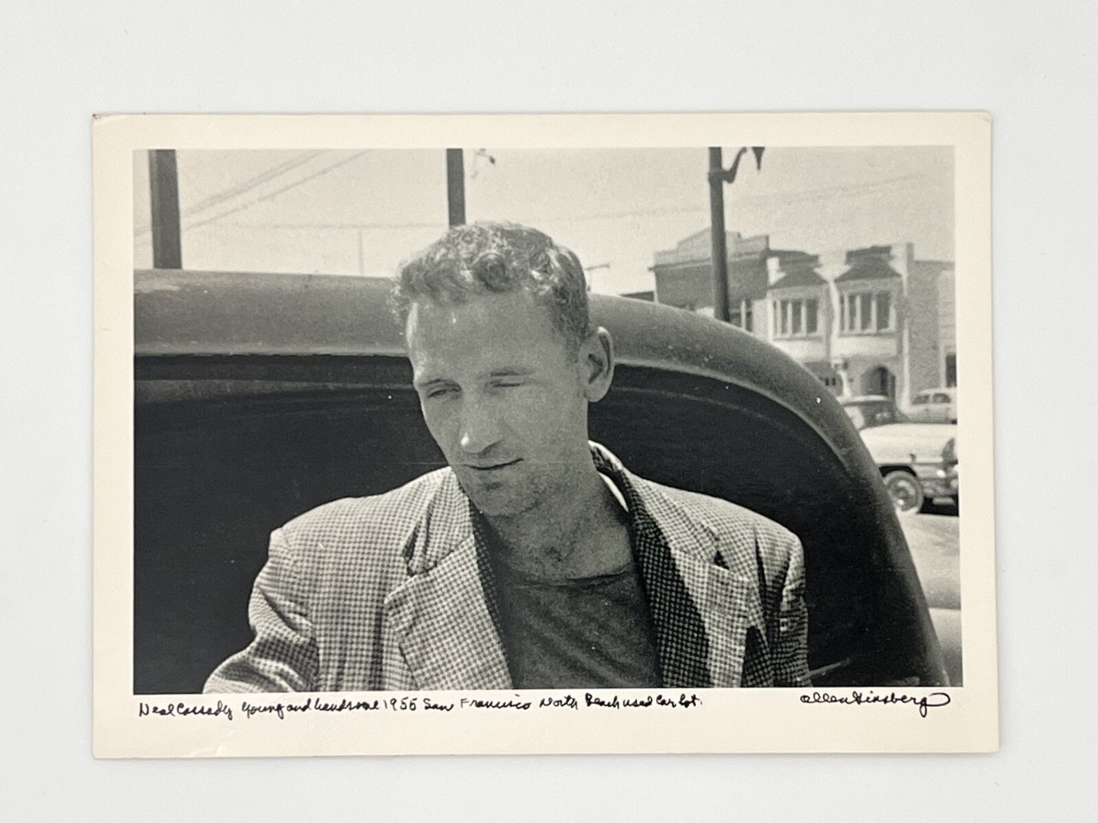 Neal Cassady (POSTCARD) San Francisco1955 Photo by Allen Ginsberg