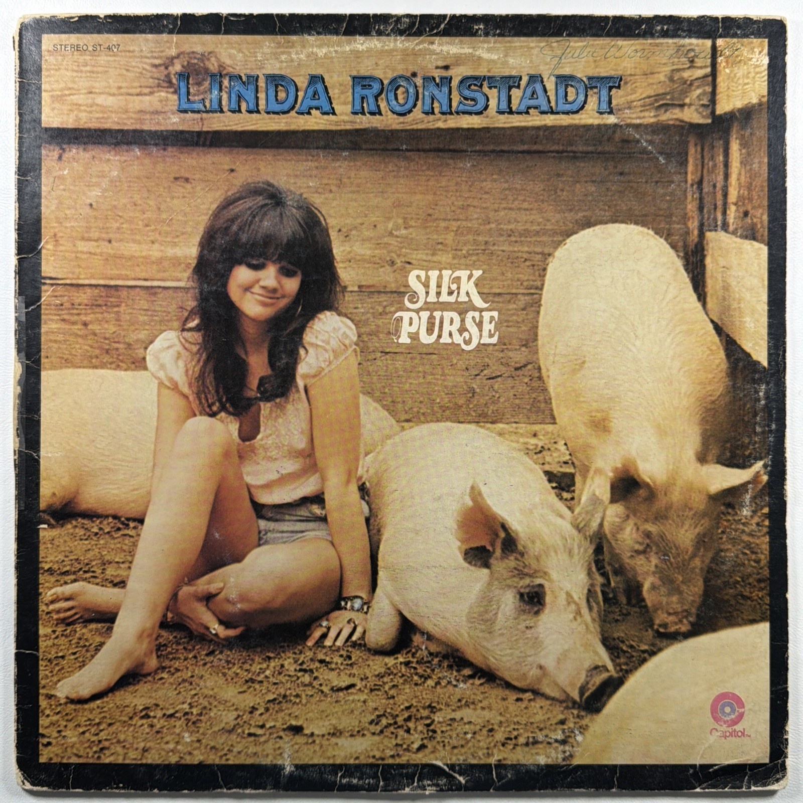 Linda Ronstadt - Silk Purse LP Capitol ST-407 VG+ 1970 Will You Love Me …?