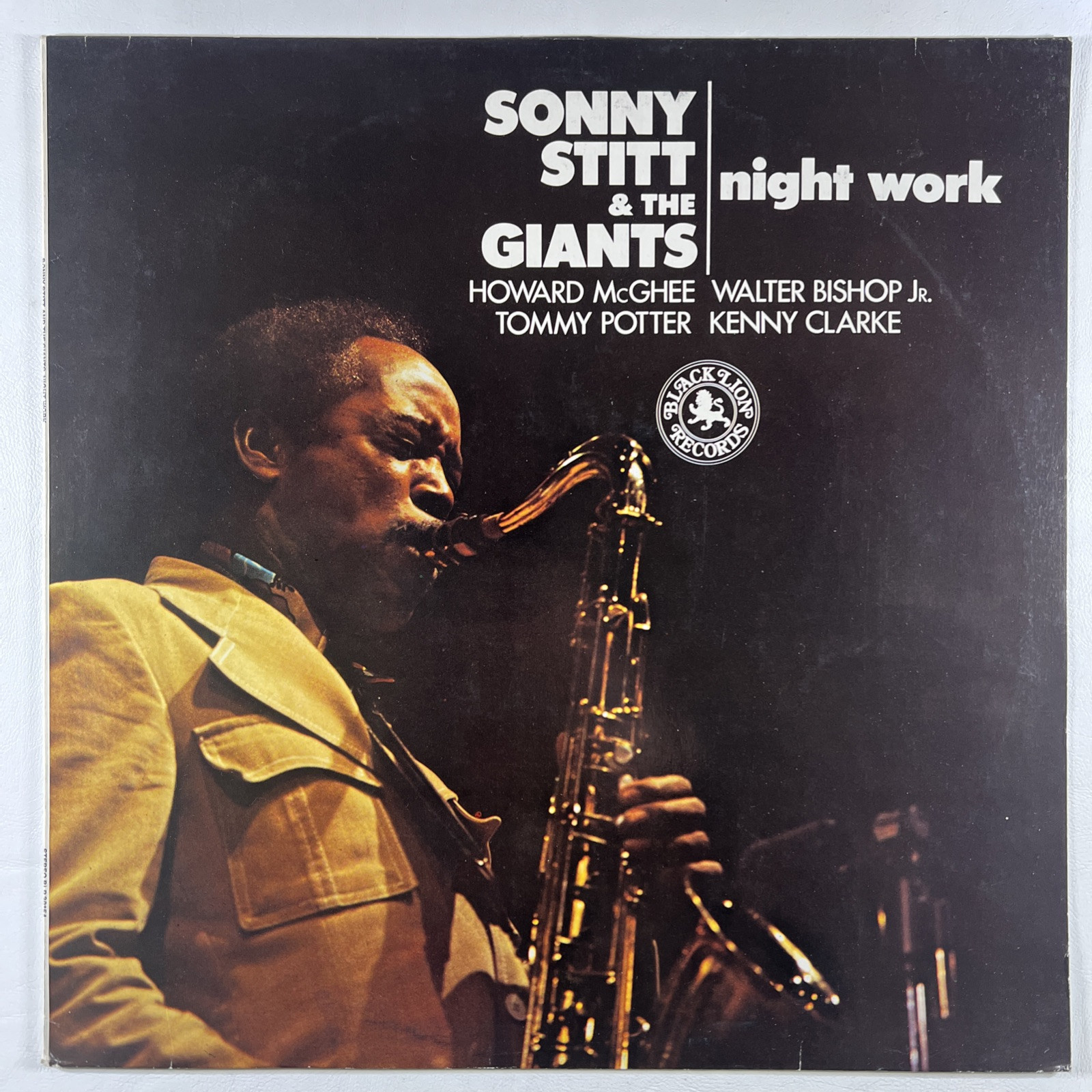Sonny Stitt & The Giants “Night Work” LP/Black Lion BL-307 (NM) UK 1974 Jazz