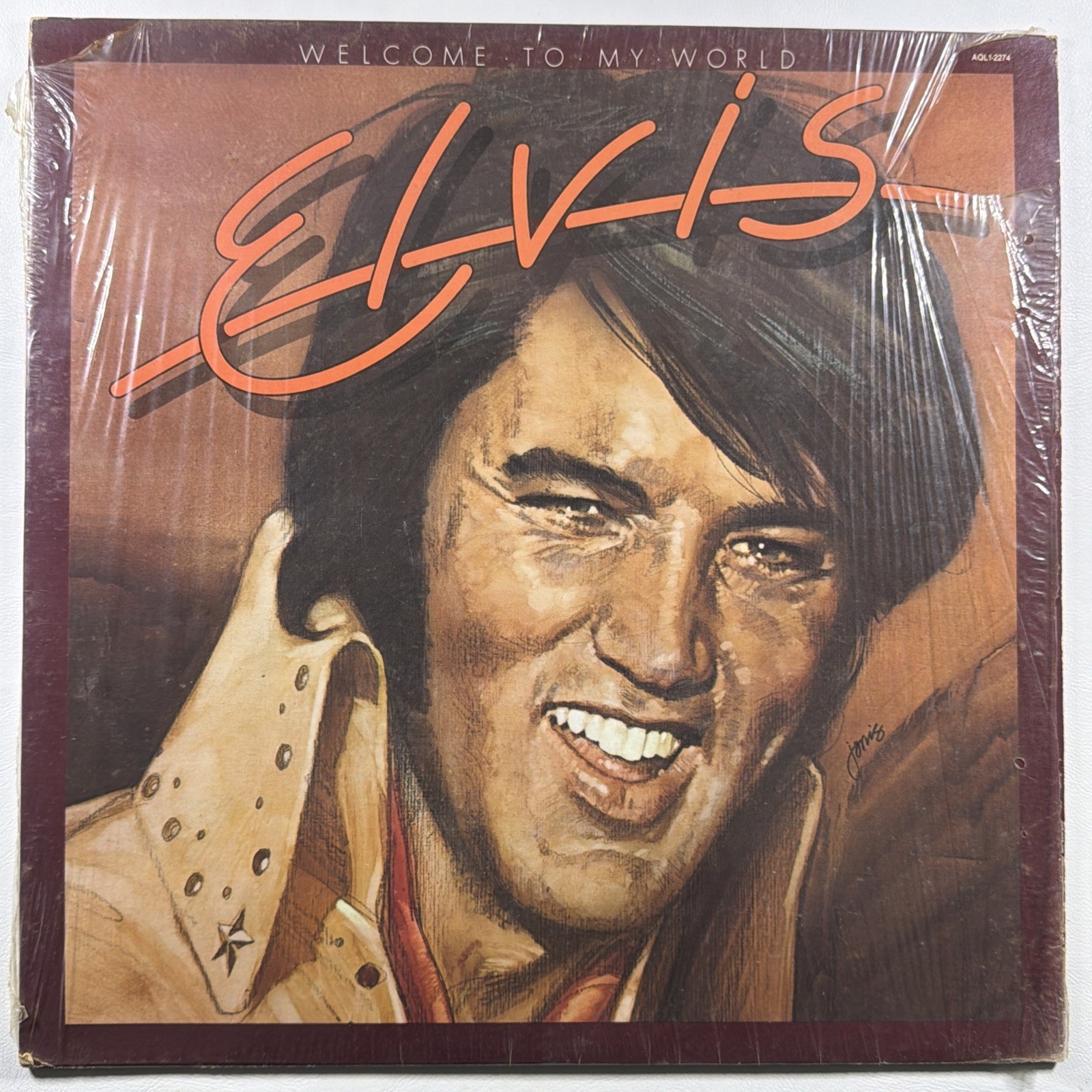 Elvis Presley – Welcome To My World LP RCA Victor AQL1-2274 VG+ 1977 Shrink
