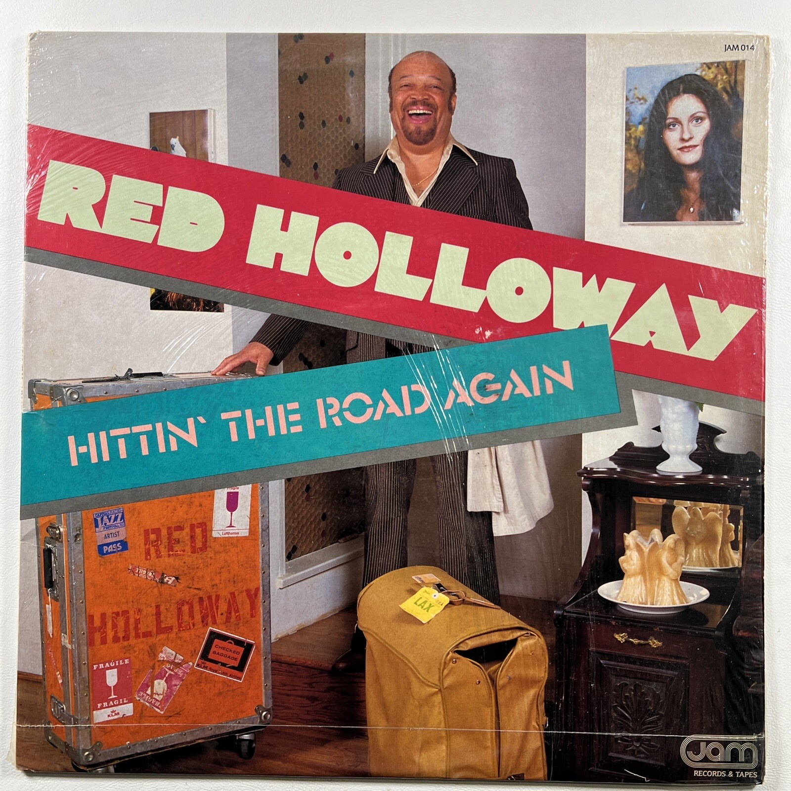Red Holloway “Hittin’ The Road Again” LP/JAM 014 (EX) 1983 Shrinkwrap