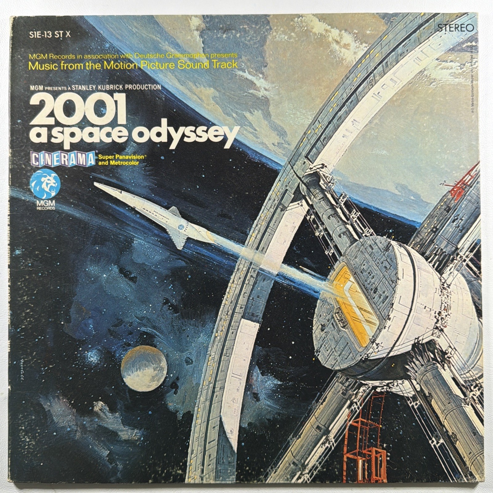 2001 A Space Odyssey Soundtrack LP MGM SIE 13 STX 1968 EX Stanley Kubrick