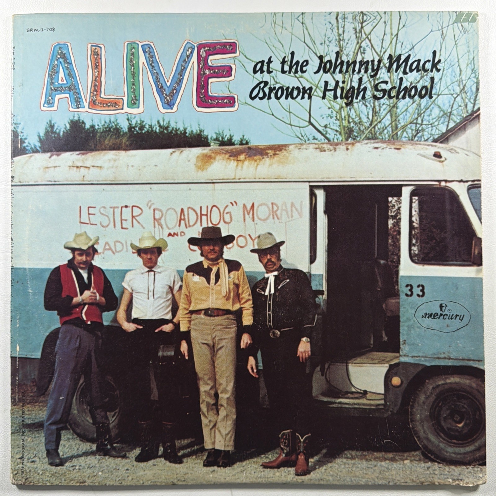Lester Moran - Alive At The Johnny Mack Brown High LP Mercury SRM-1-708 Promo