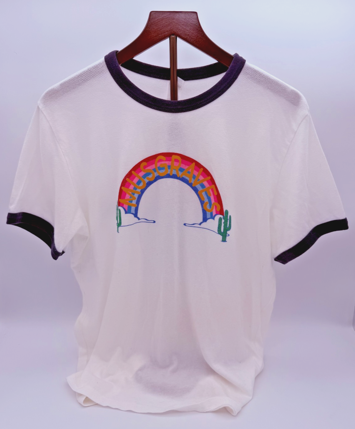 Kacey Musgraves 2019 Golden Hour Concert Tour Rainbow T-Shirt Size Large