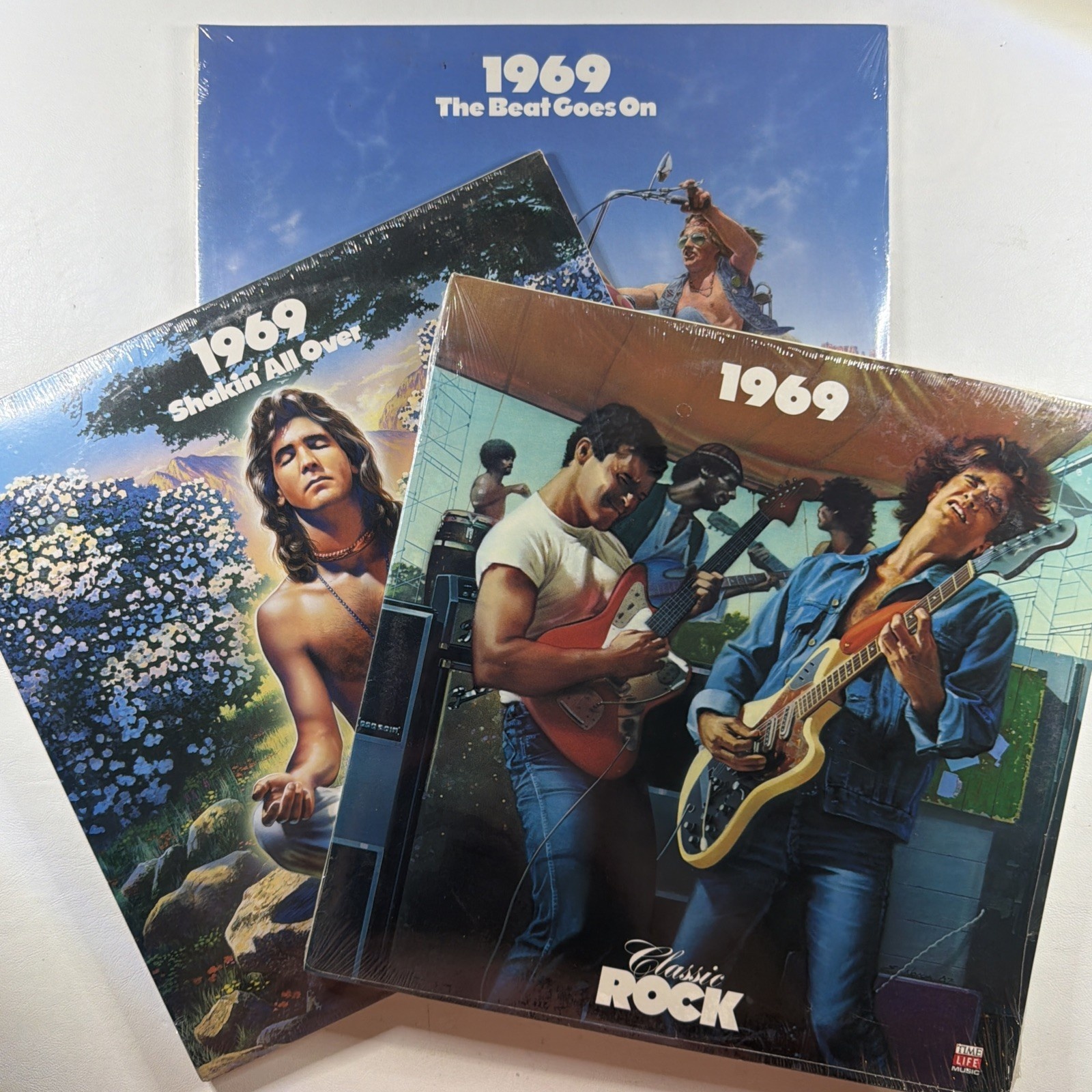 Time Life Classic Rock 1969 Three 3 LP Lot Sealed Beat Goes On Shakin’ All Over