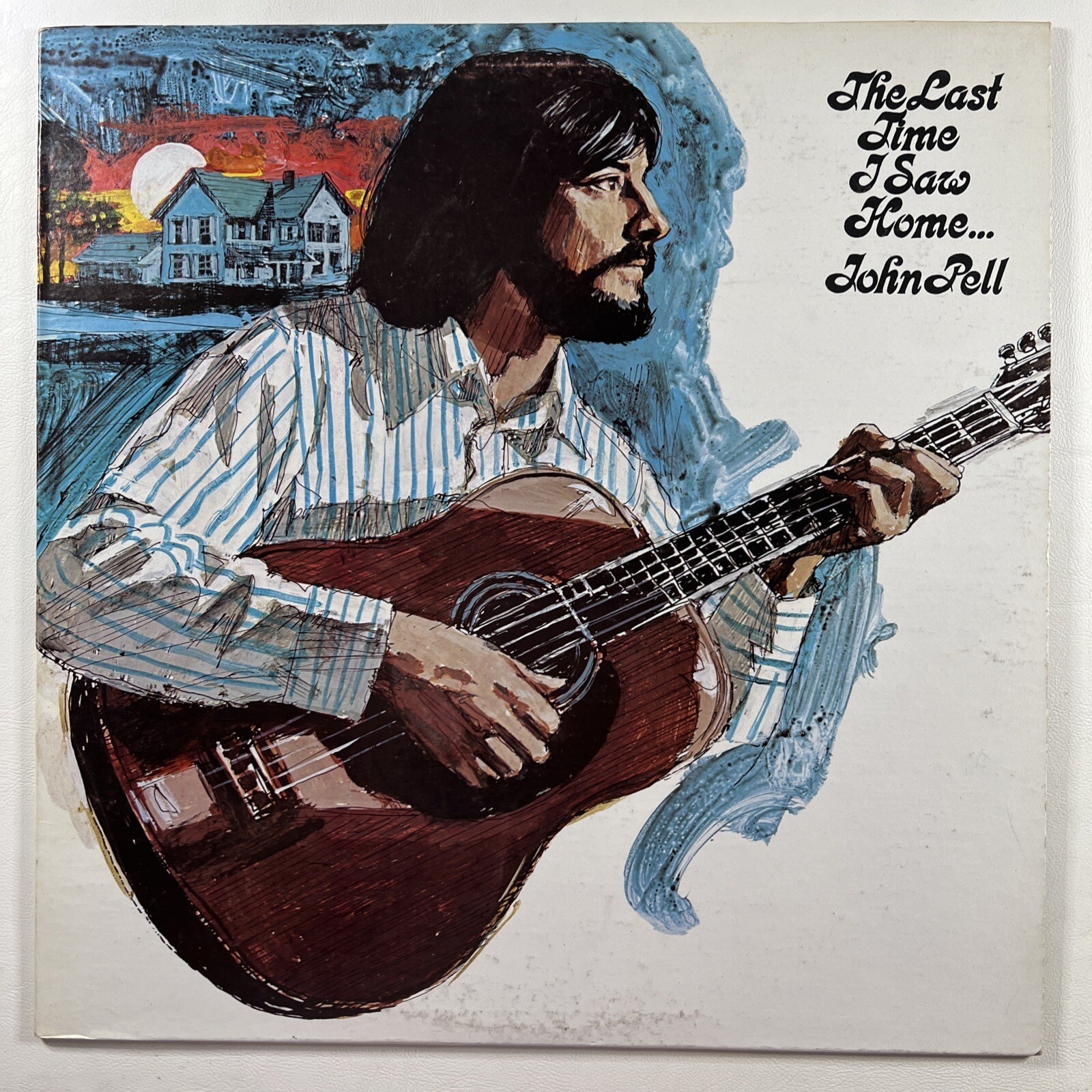 JOHN PELL “The Last Time I Saw Home” LP/Wintersong WS-1001 (EX)