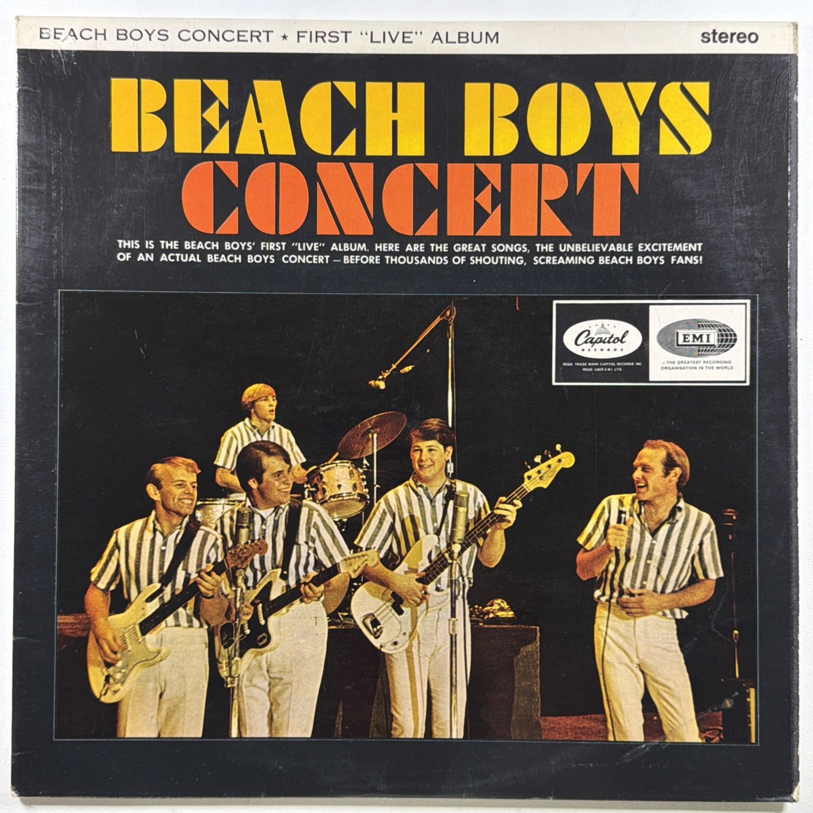 The Beach Boys - Concert LP Capitol ST 2198 VG+ 1964 UK I Get Around