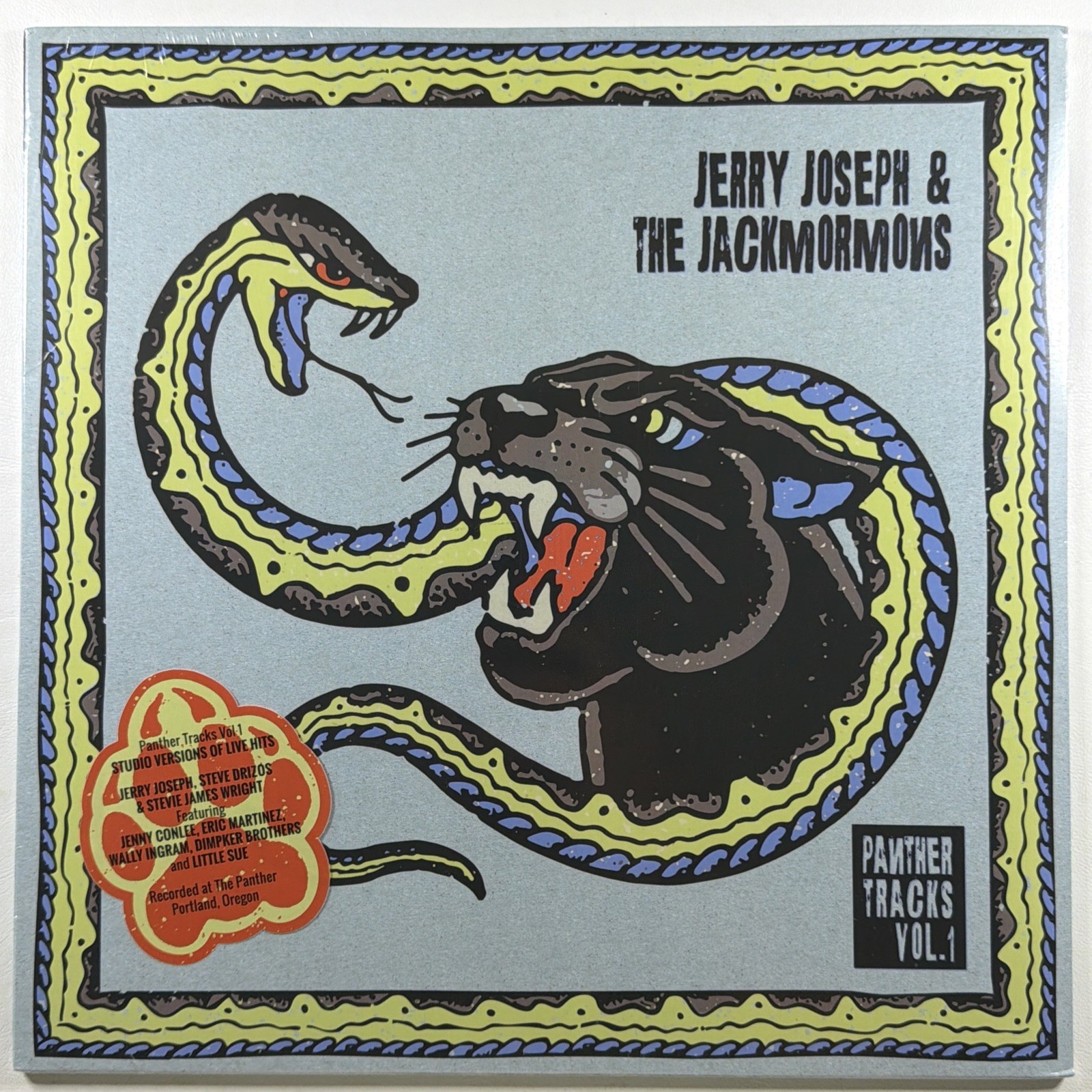 Jerry Joseph & The Jackmormons - Panther Tracks Vol. 1 LP World Will Turn 2025