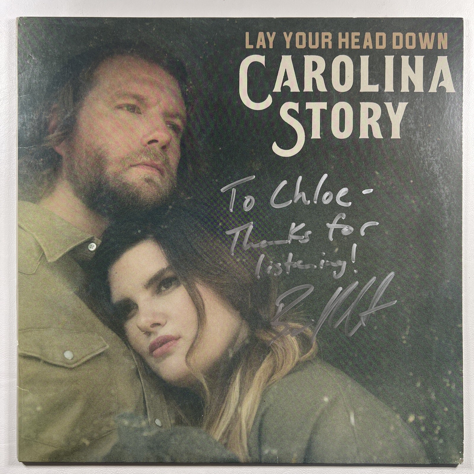 Carolina Story “Lay Your Head Down” LP/Black River (VG+) 2018 Autographed Insert