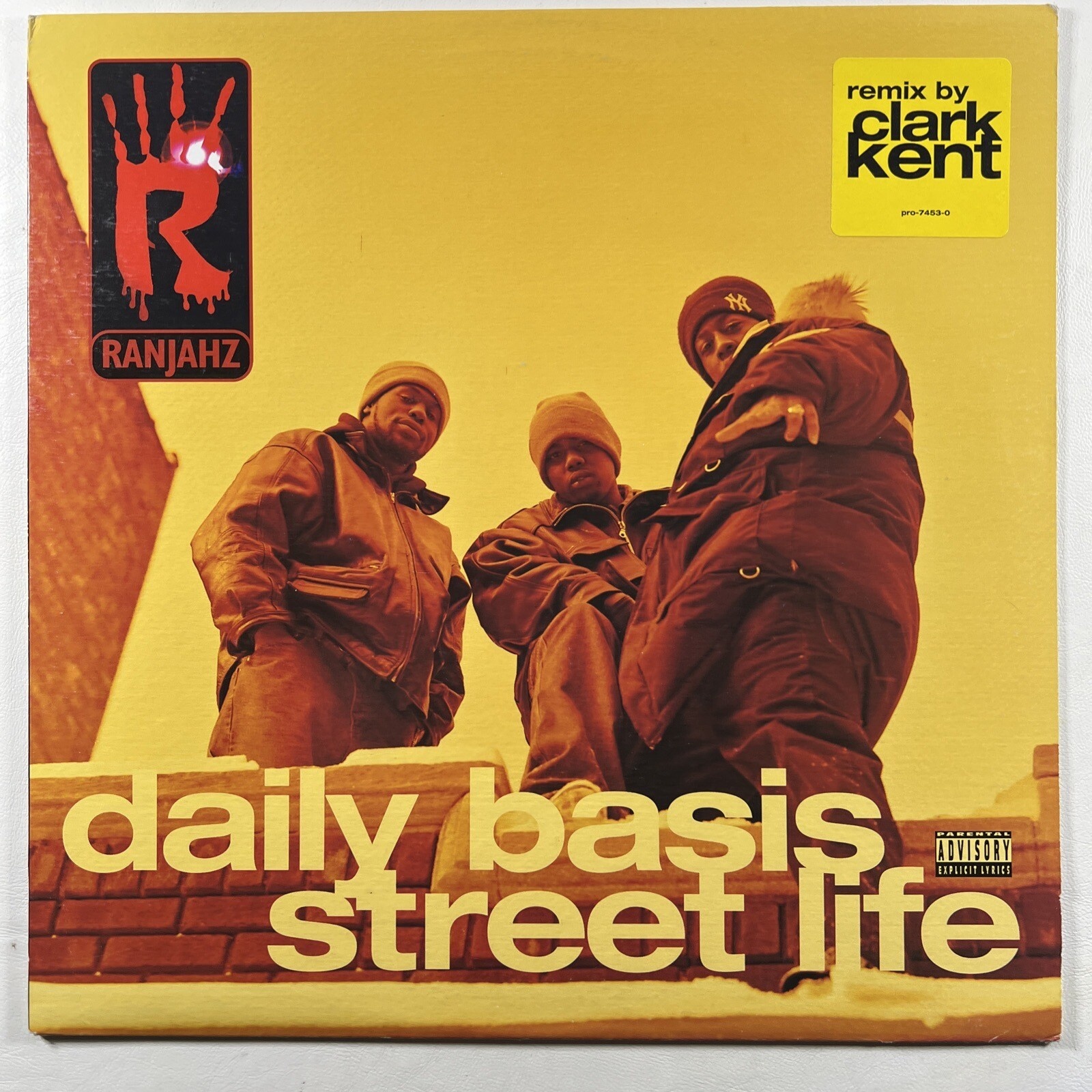 RANJAHZ “Daily Basis/Street Life” LP/Profile Records LP/PRO-7453-O (EX) 1996
