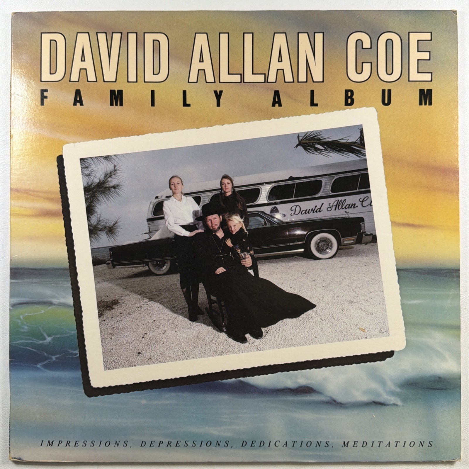 David Allan Coe - Family Album LP Columbia KC 35306 NM 1978