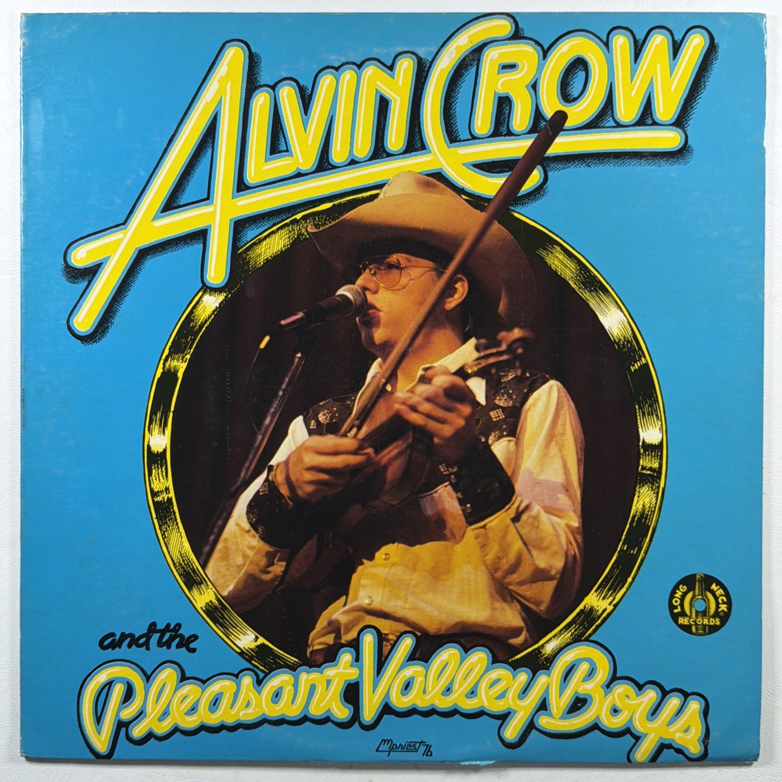 Alvin Crow & The Pleasant Valley Boys LP Long Neck Records NM Promo 1976