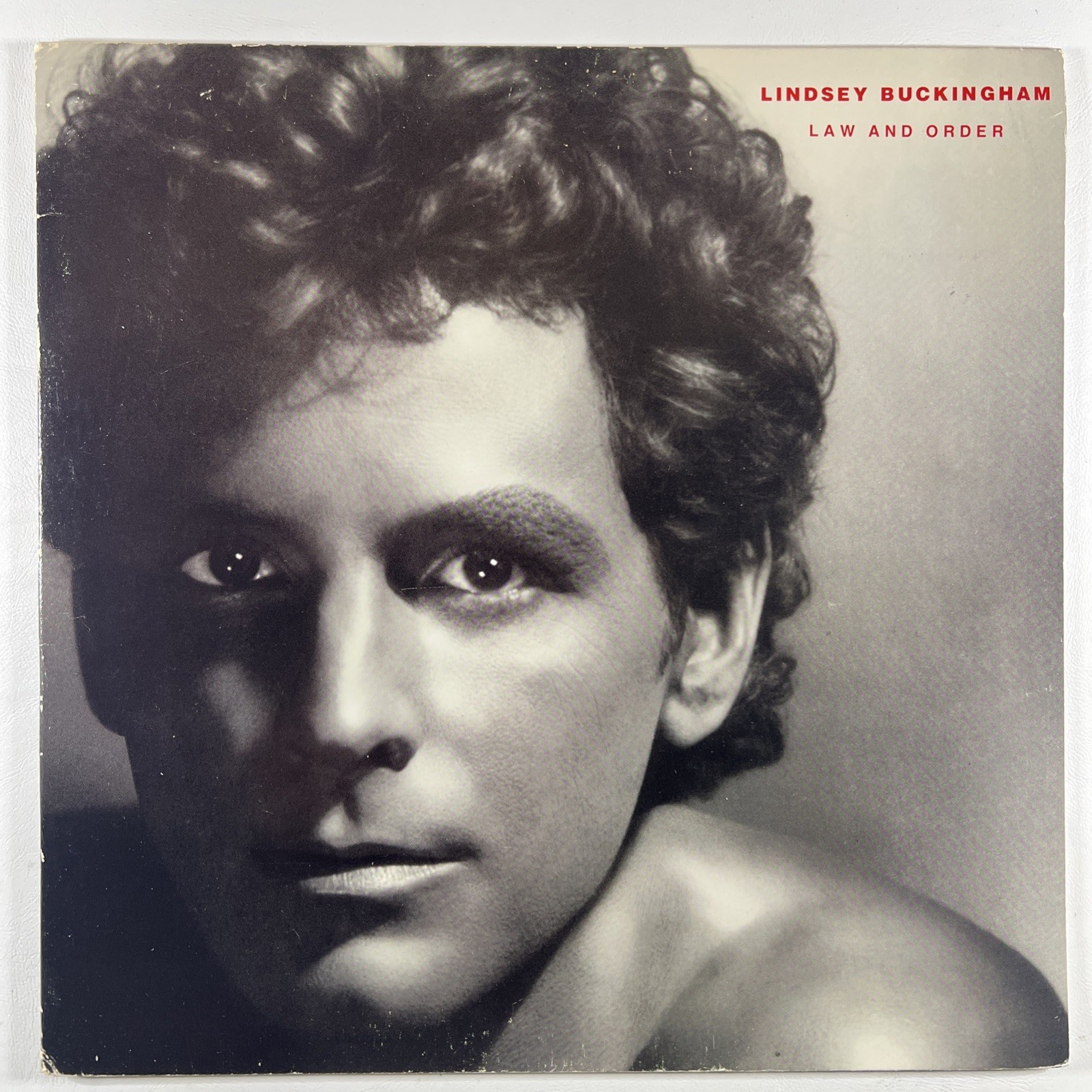 Lindsey Buckingham - Law And Order LP Asylum 5E-561 VG+ White Promo 1981 Gate