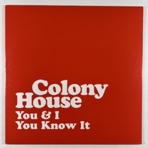 Colony House - You And I & You Know It 10” Single RCA Ltd Ed Clear 2016 45RPM