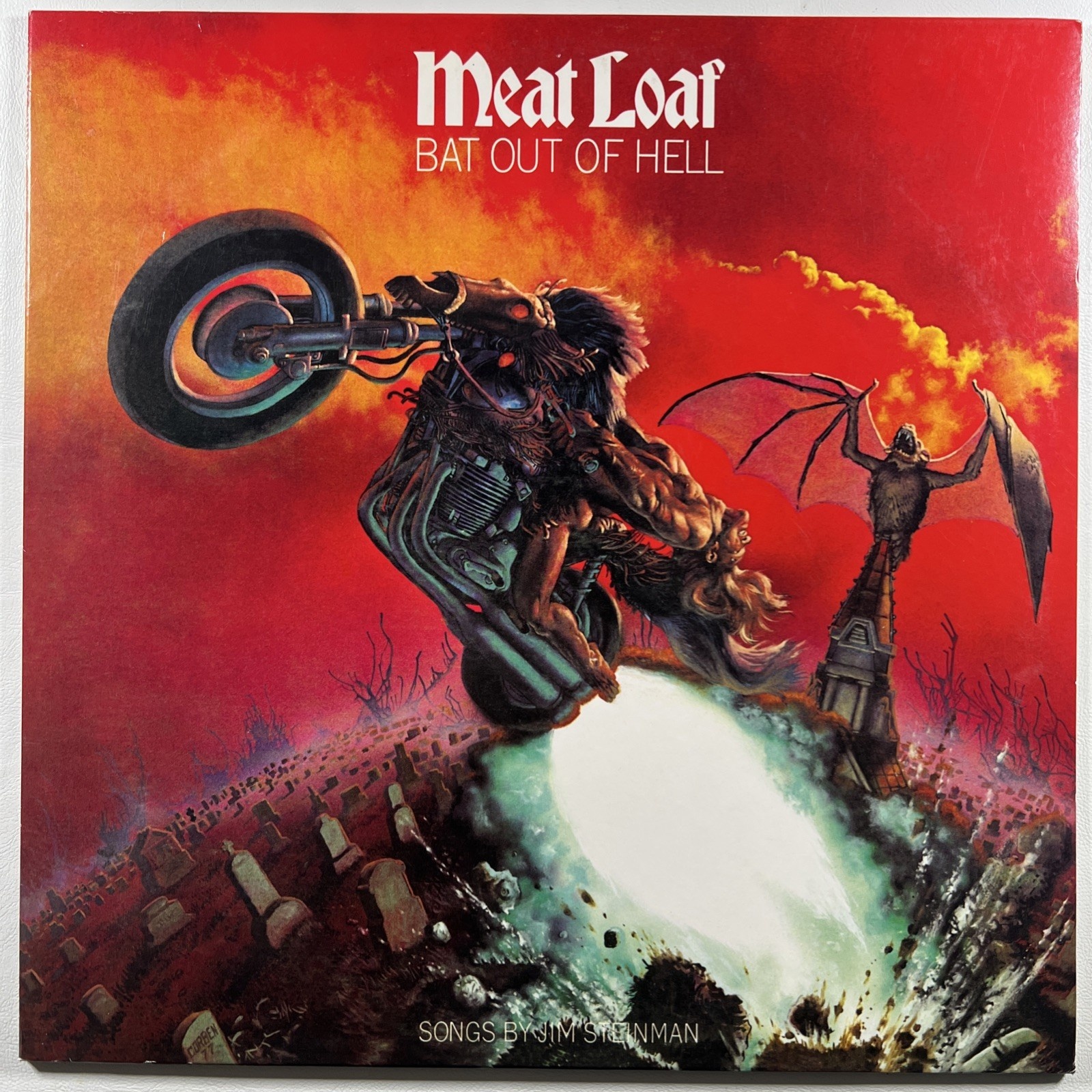 Meat Loaf - Bat Out Of Hell LP Epic Cleveland EX 2019 Reissue Rock Pop