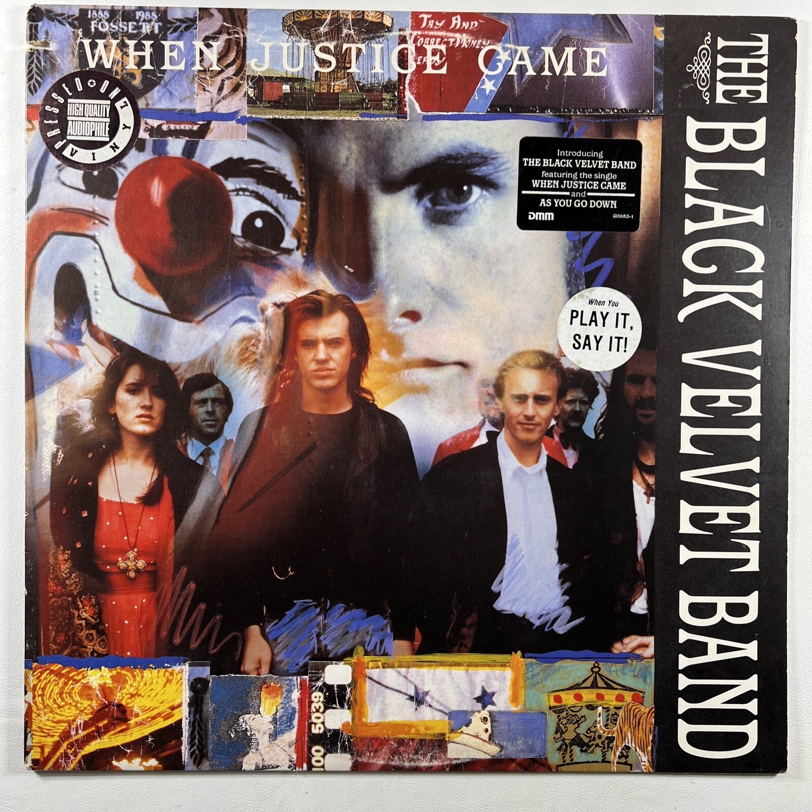 The Black Velvet Band “When Justice Came” LP/Elektra C28A (EX) White Label Promo