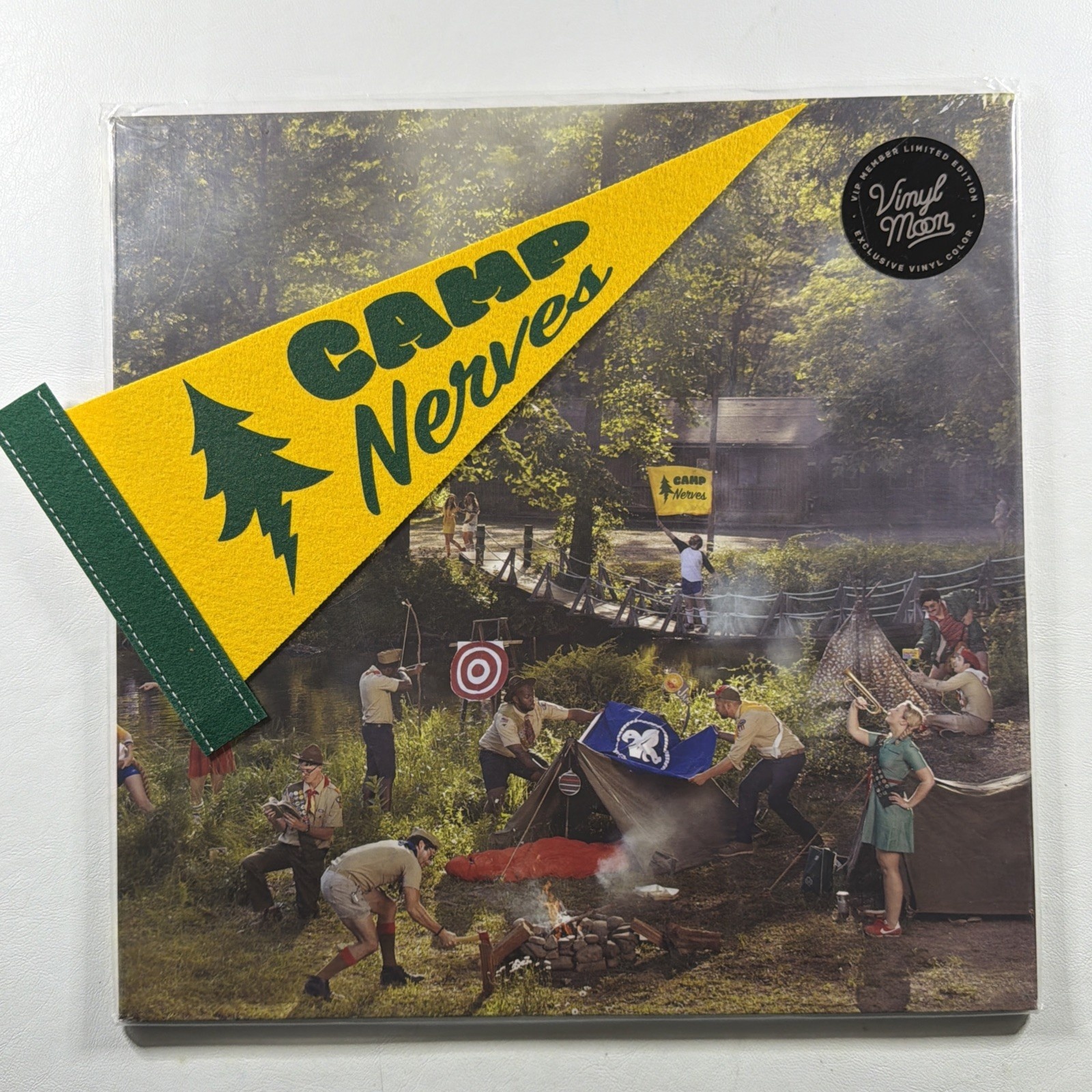Vinyl Moon Volume 63: Camp Nerves LP NM Ltd Ed Multi Color 2020 Gate Flag