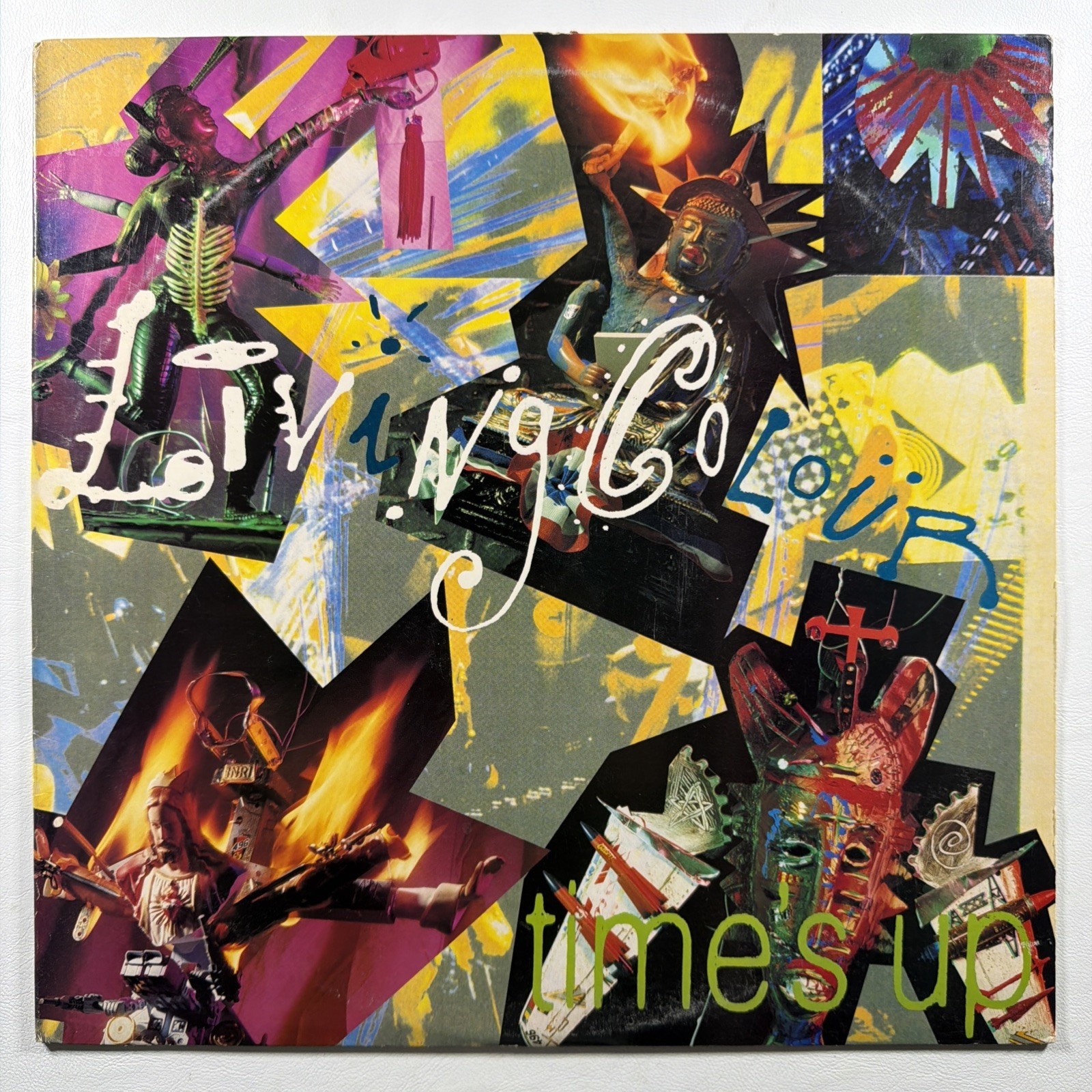 Living Colour - Time’s Up LP Epic E 46202 NM Ltd Ed 1990 Yellow Vinyl Funk Metal