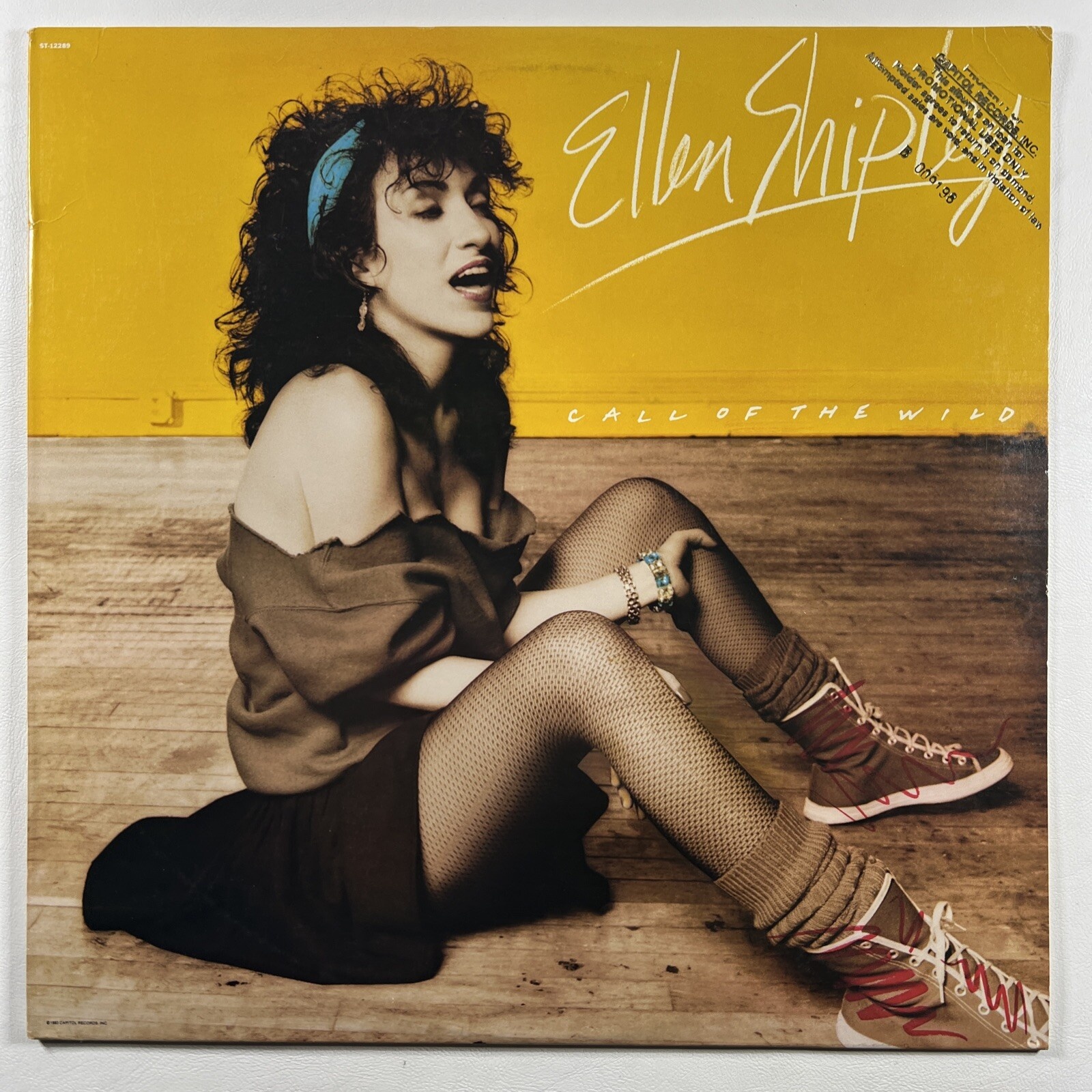 ELLEN SHIPLEY “Call Of The Wild” LP/Capitol ST-12289 (NM) Gold Stamp Promo 1983
