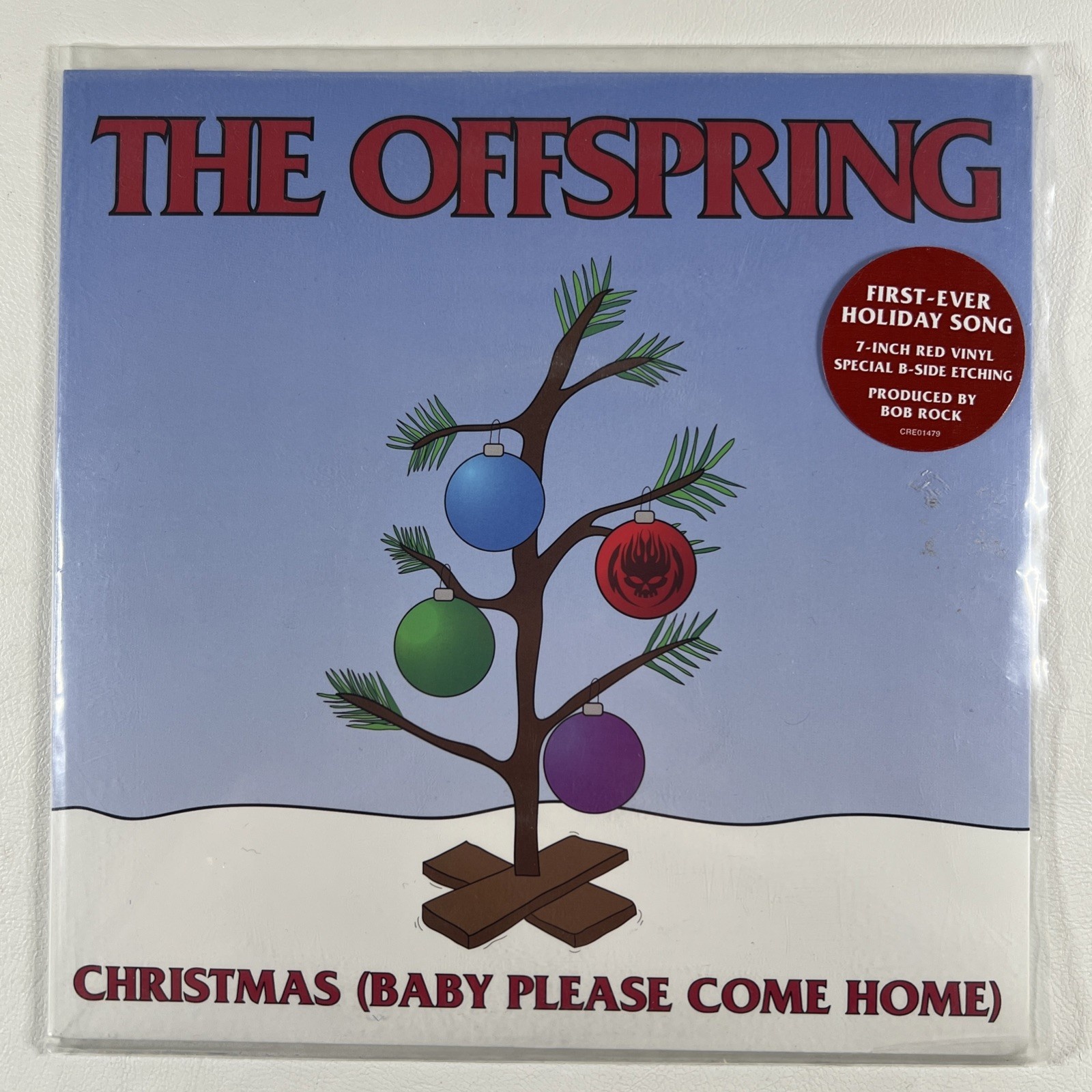The Offspring Christmas (Baby Please Come Home) 7" Single Vinyl Red Etching 2020