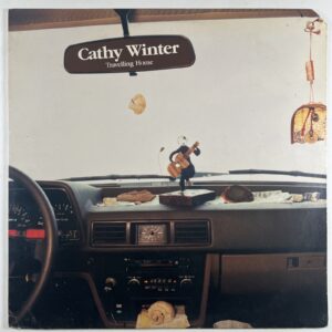 Cathy Winter “Travelling Home” LP/Flying Fish FF449 (NM) 1987 Signed Postcard