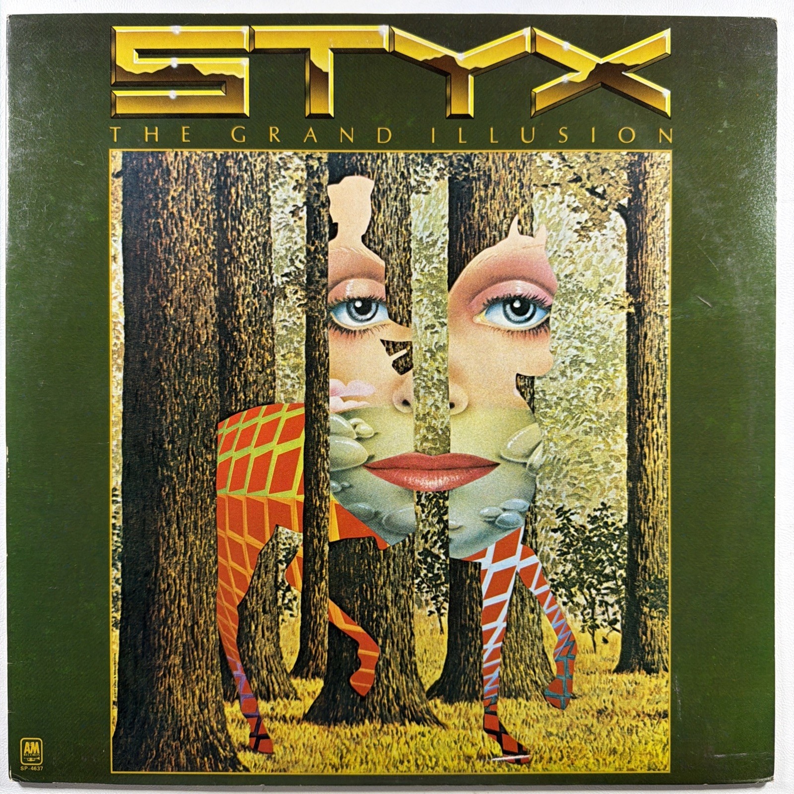 Styx - The Grand Illusion LP A&M Records SP 4637 EX 1977 Come Sail Away