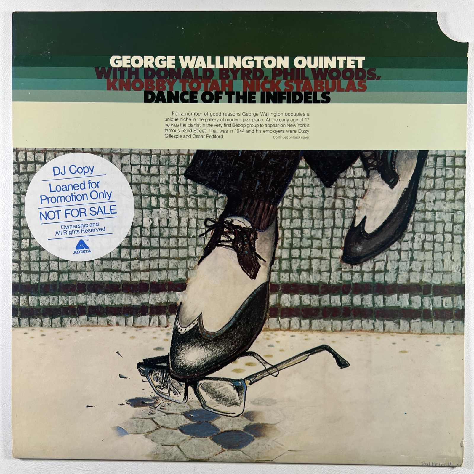 George Wallington Quintet “Dance Of The Infidels” LP/Arista (NM) Promo 1979 Byrd
