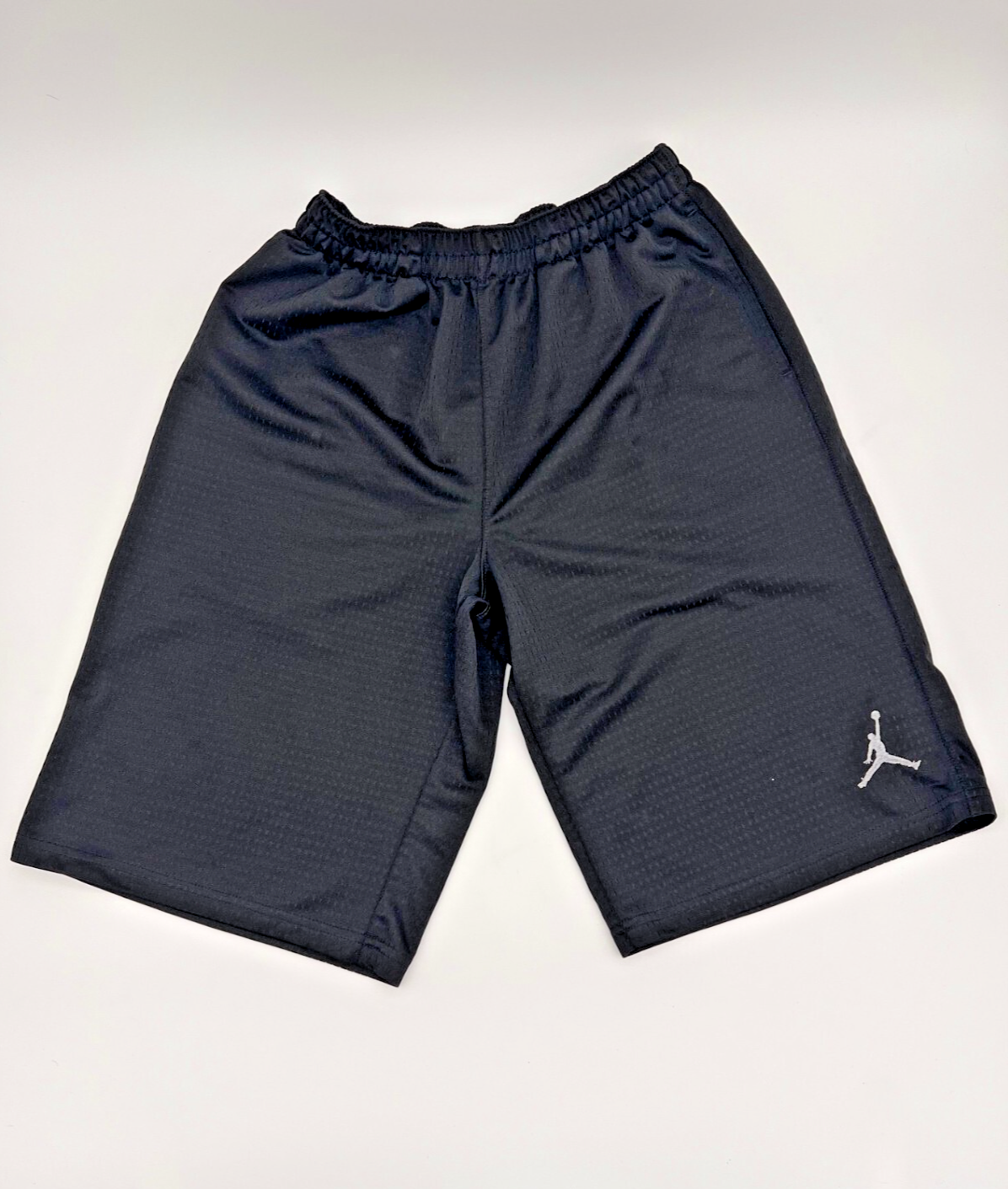 Michael Jordan Boys Mesh Shorts Size L 12-13 Black Athletic Basketball Shorts