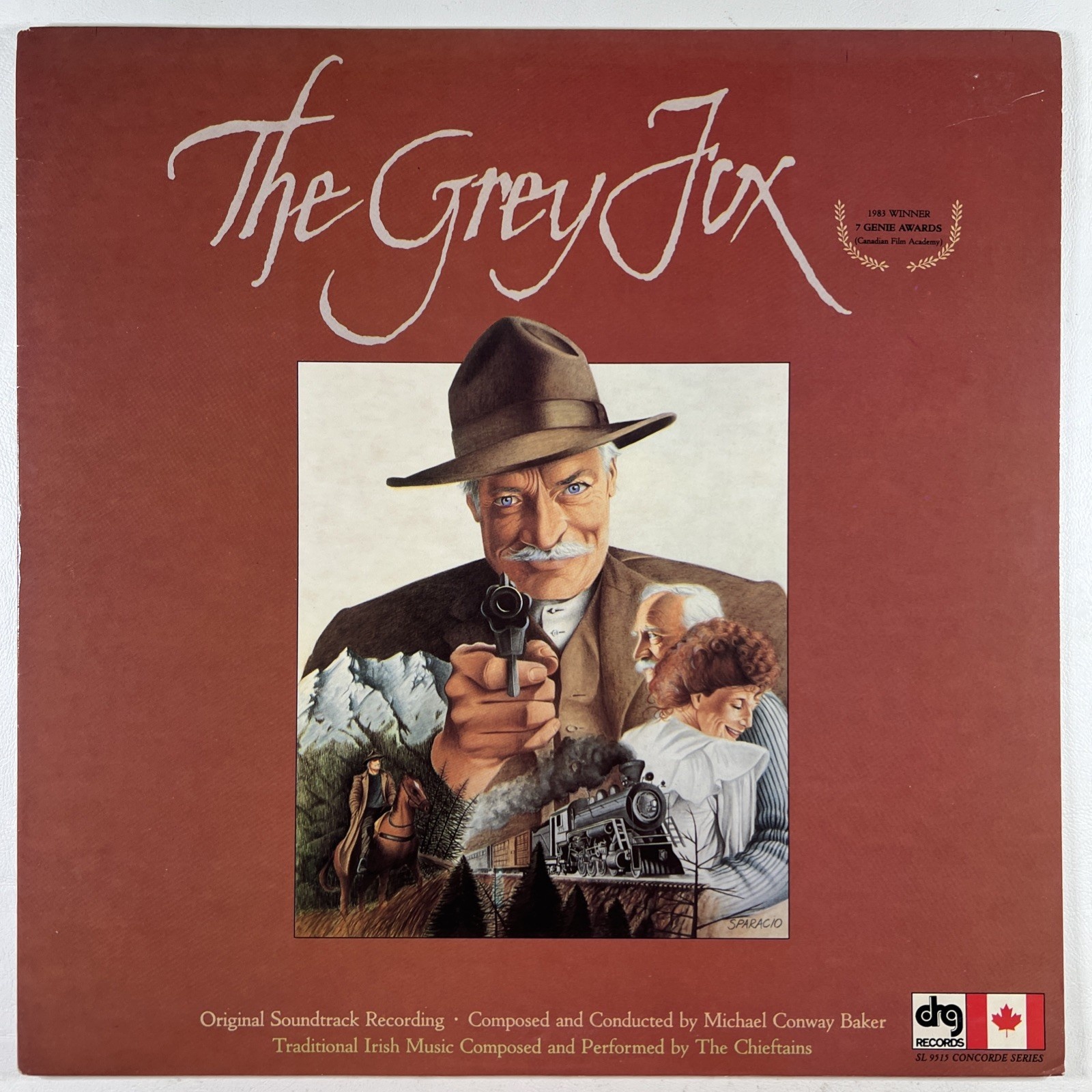 Michael Conway Baker “The Grey Fox Soundtrack” LP/DRG SL 9515 (NM) 1983