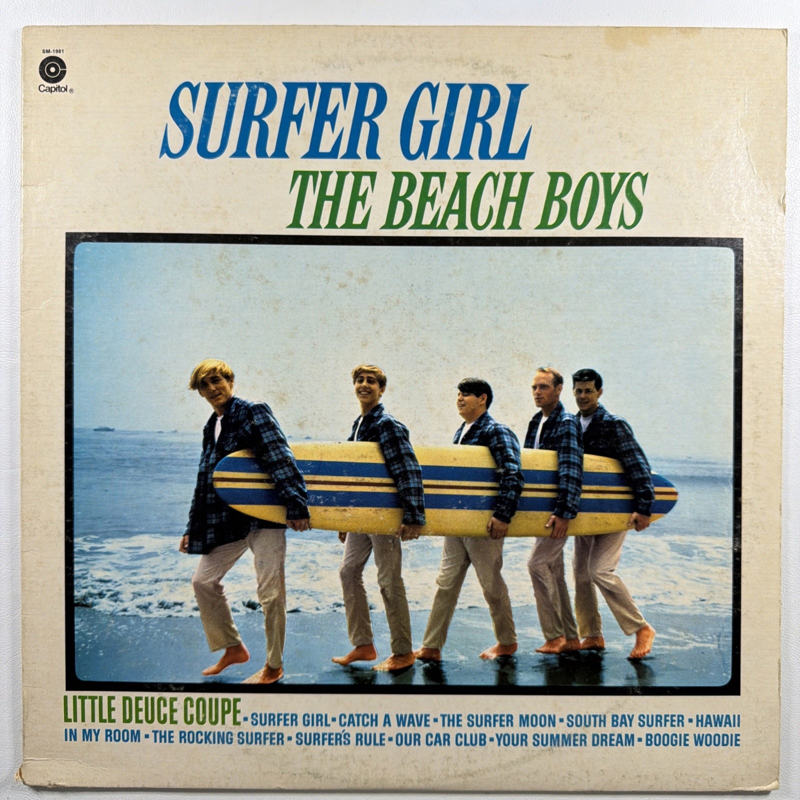 The Beach Boys - Surfer Girl LP Capitol SM-1981 NM 1976 In My Room Catch A Wave