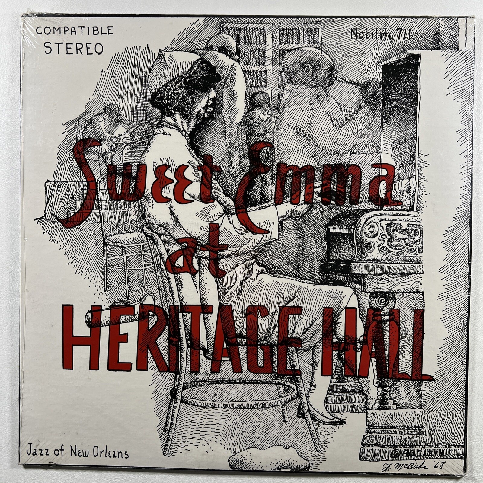 Emma Barrett “Sweet Emma at Heritage Hall” LP/Nobility 711 (Sealed) 1968