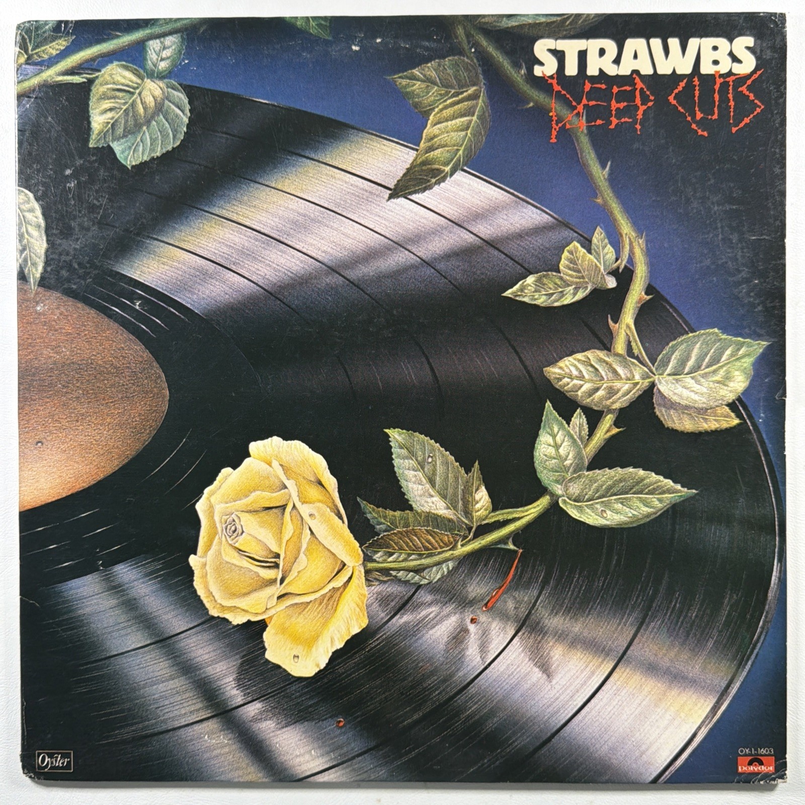 Strawbs - Deep Cuts LP Oyster OY-1-1603 NM 1976 White Promo Headshot Inserts