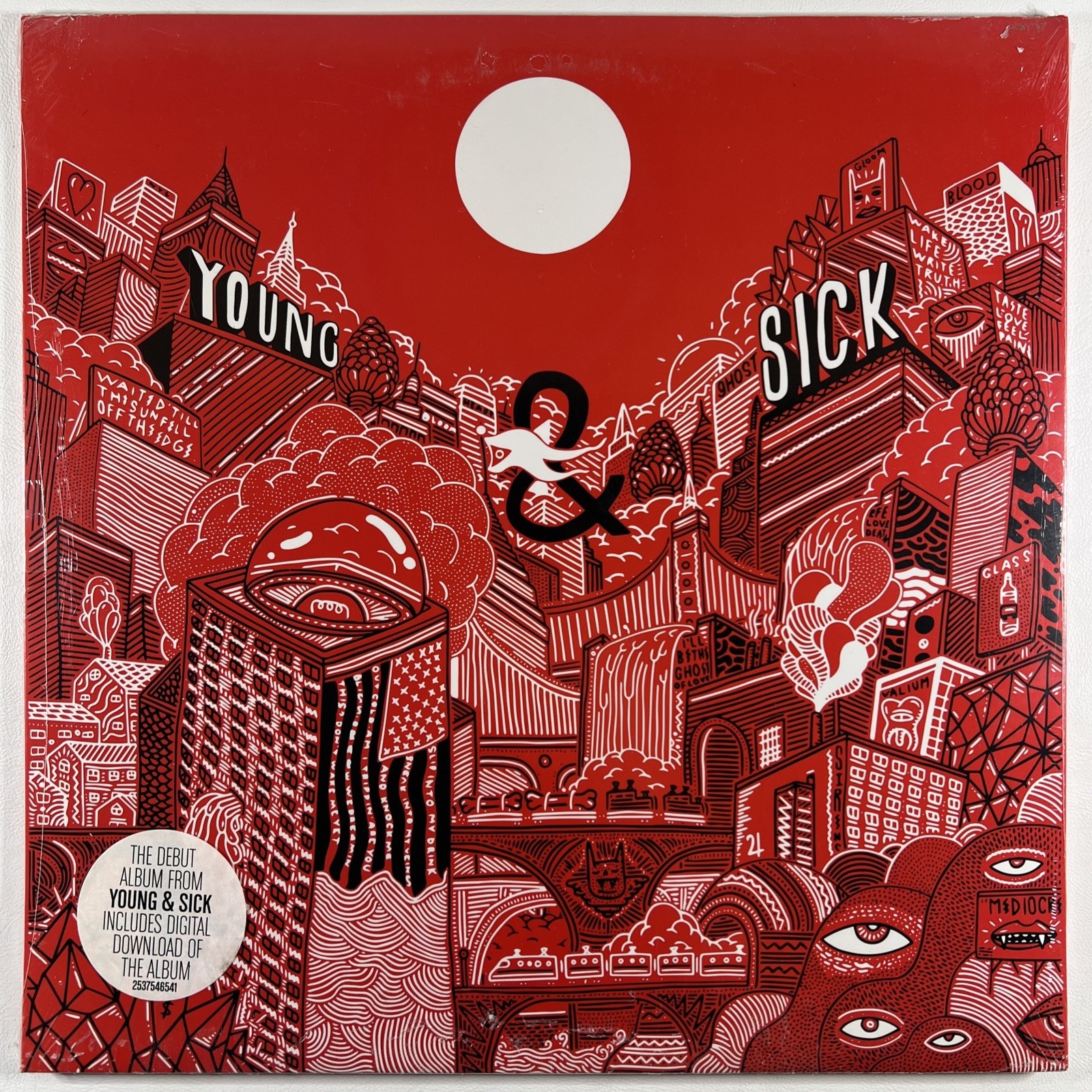 Young & Sick “Self-Titled” LP/Harvest 2537546541 (Sealed) Ltd Ed 2014 Red Gate