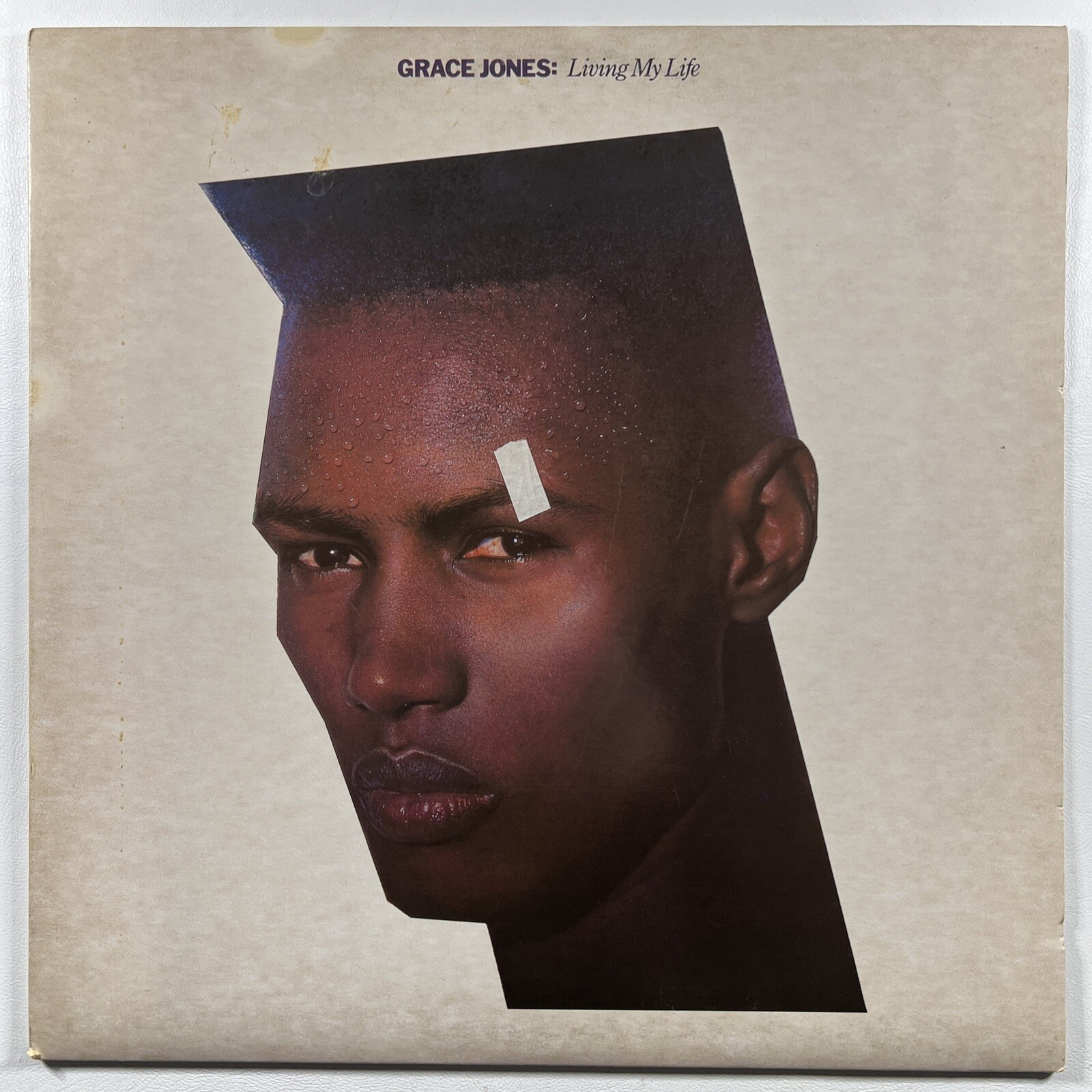 Grace Jones “Living My Life” LP/Island 90018-1 (EX) Insert 1982