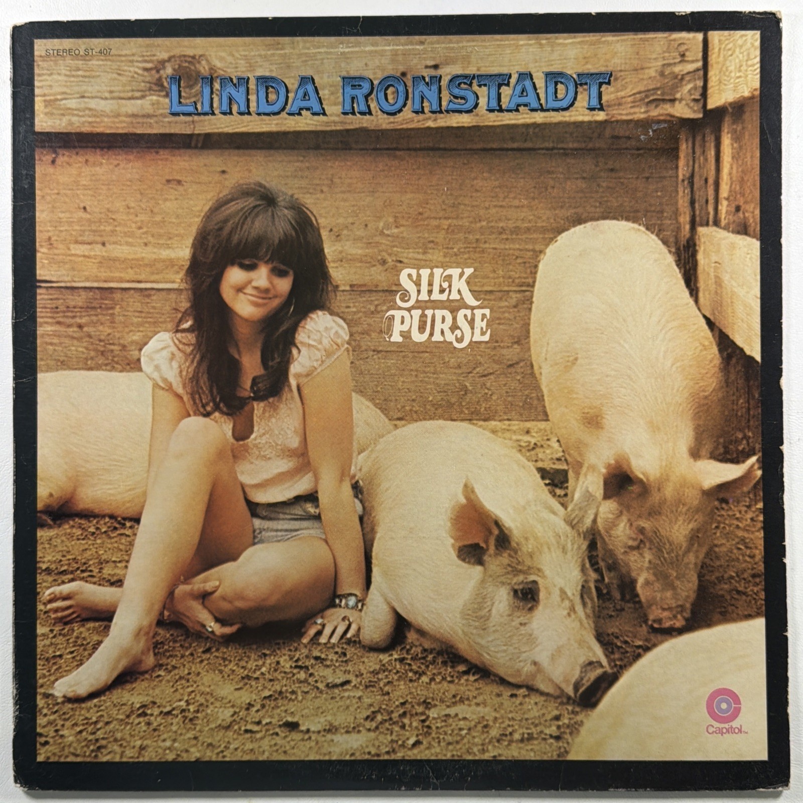 Linda Ronstadt - Silk Purse LP Capitol ST-407 VG+ 1970 First Pressing