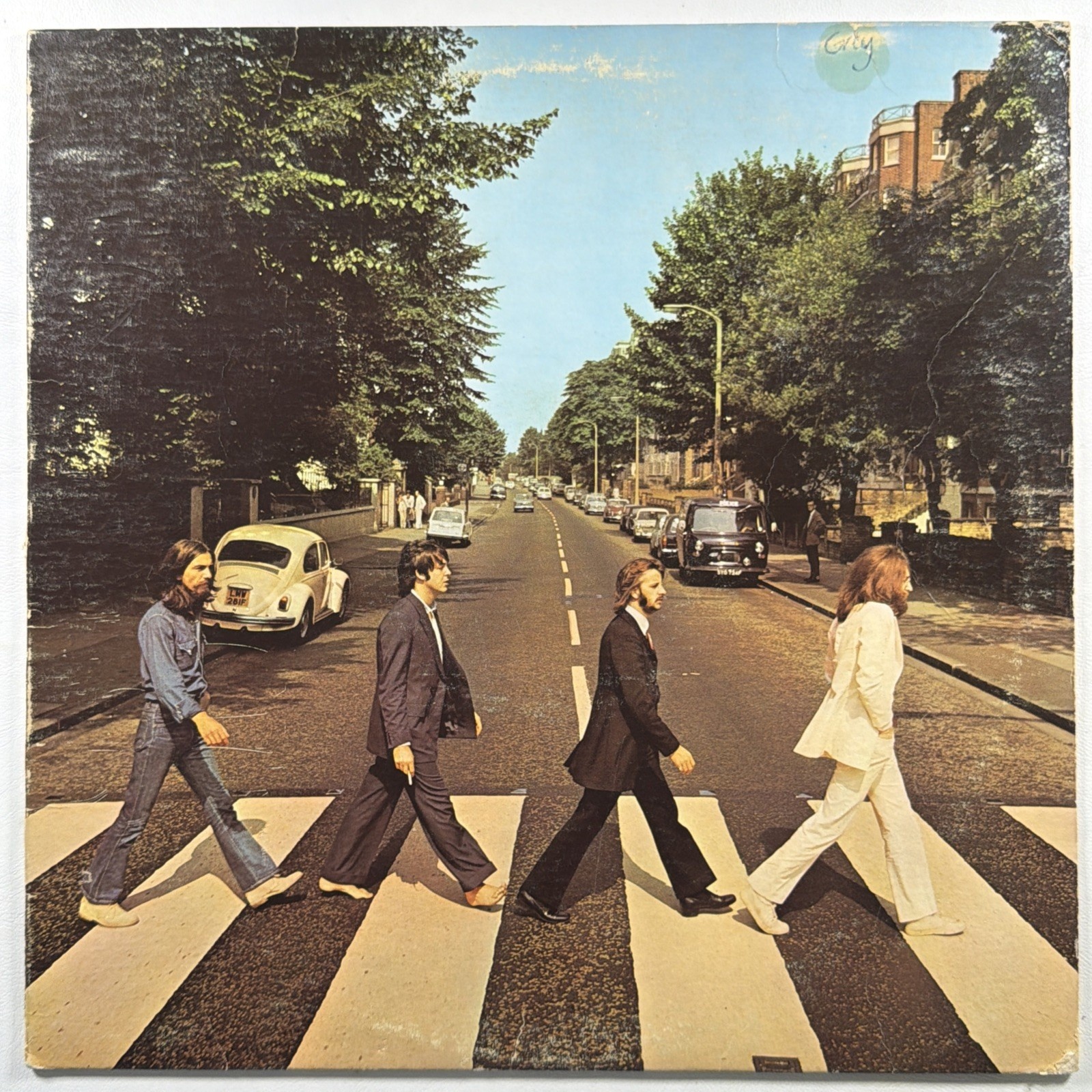 The Beatles - Abbey Road LP Apple SO-383 VG+ Here Comes The Sun Something