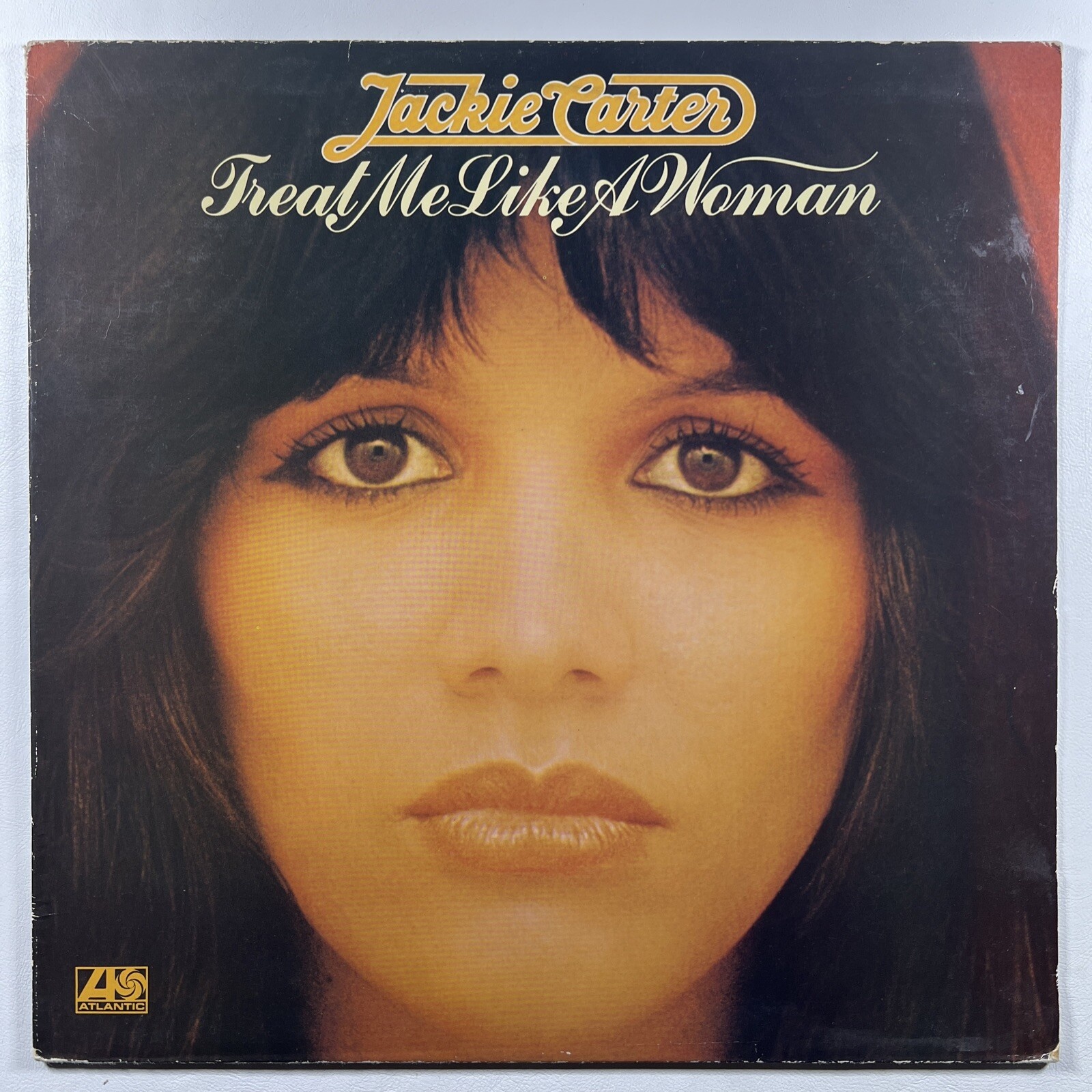 Jackie Carter “Treat Me Like A Woman” LP/Atlantic 50312 (EX) Germany 1976