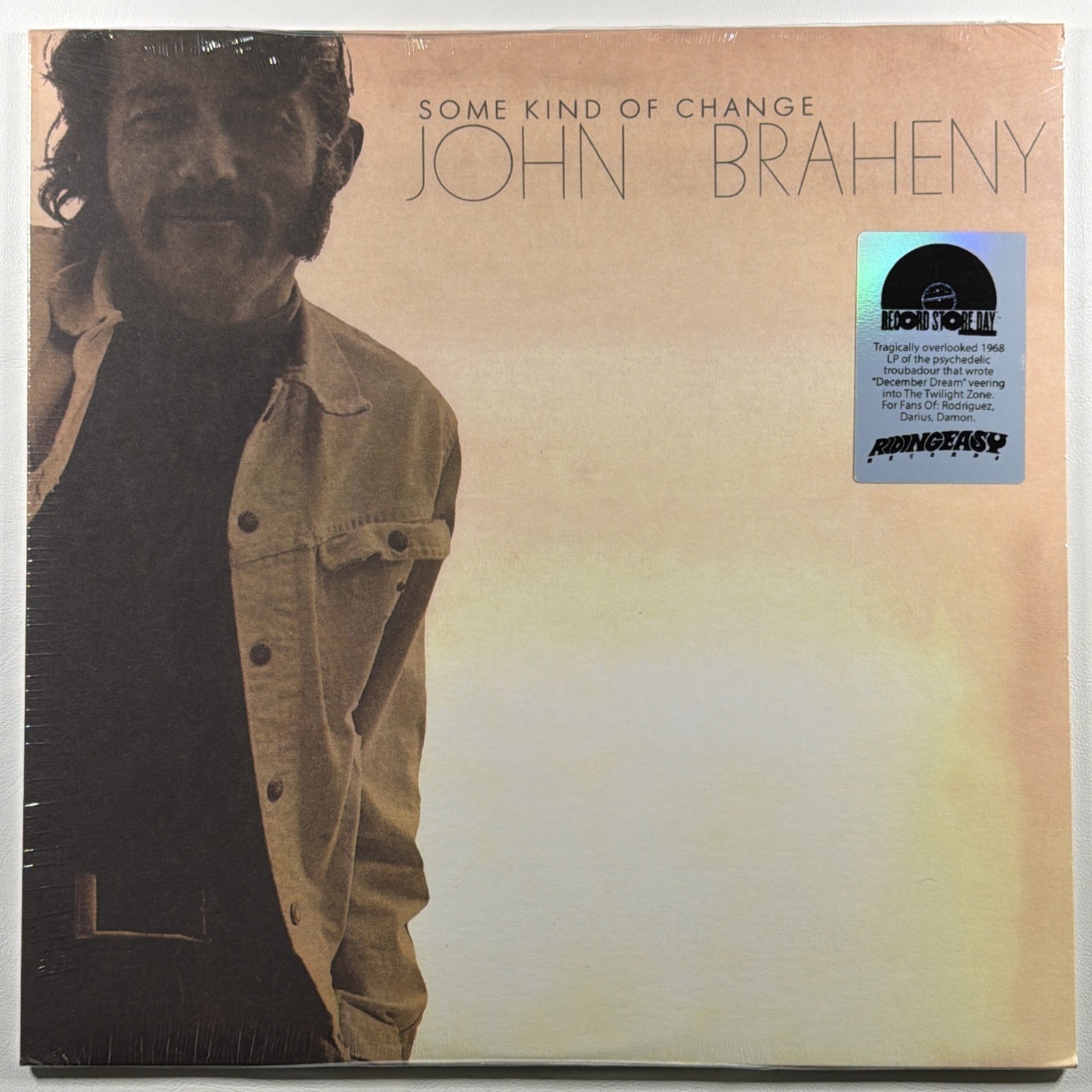 John Braheny - Some Kind of Change LP Riding Sealed RSD 2025 Ltd Ed 1K Press